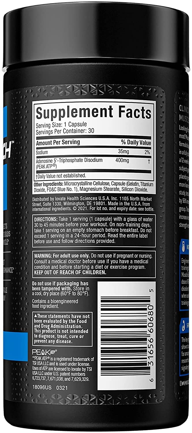 MuscleTech Muscle Builder with Peak ATP for Strength, Multivitamin for Immune Support, 90 Vitamins & Minerals
