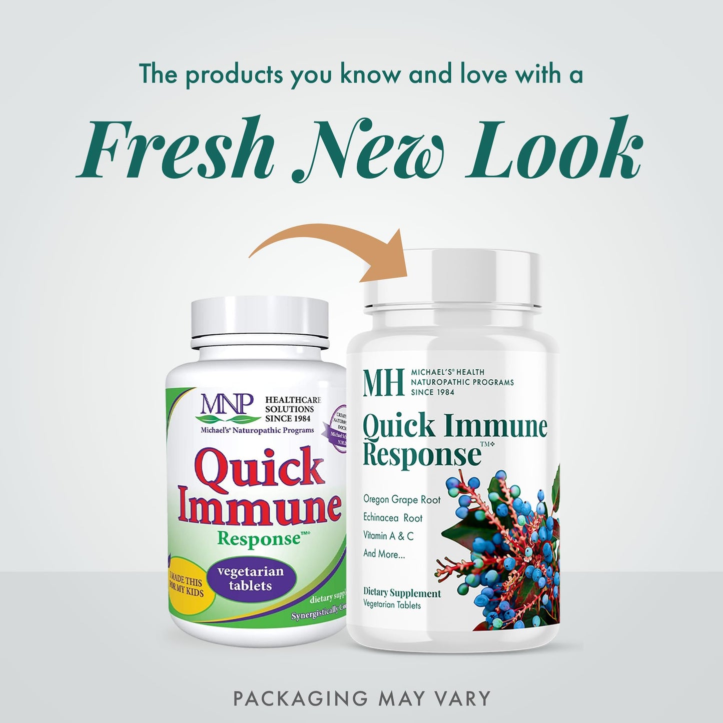Michael's Health Naturopathic Programs Quick Immune Response - 60 Vegetarian Tablets - Immune System Support - with Vitamin A, Vitamin C & Zinc - 20 Servings