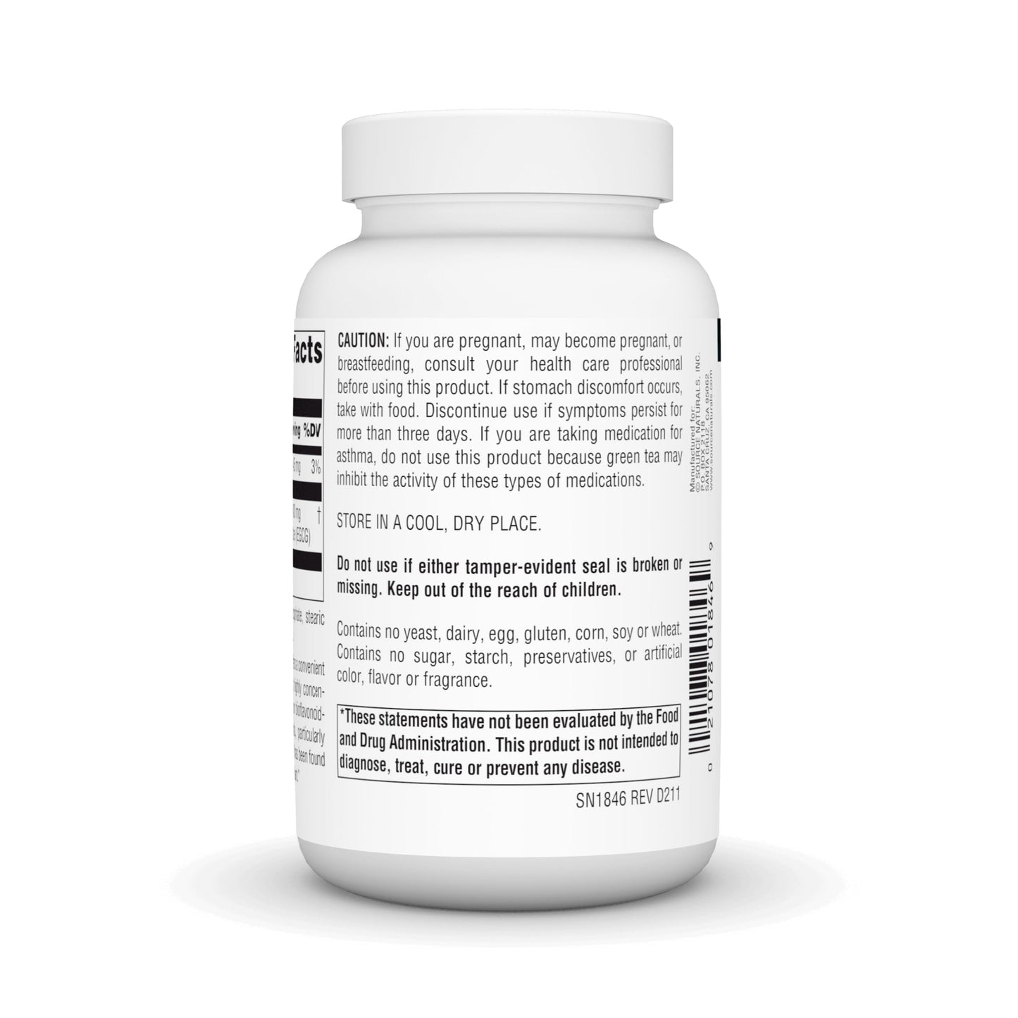 Source Naturals Green Tea Extract 500 mg Super Antioxidant - 120 Tablets
