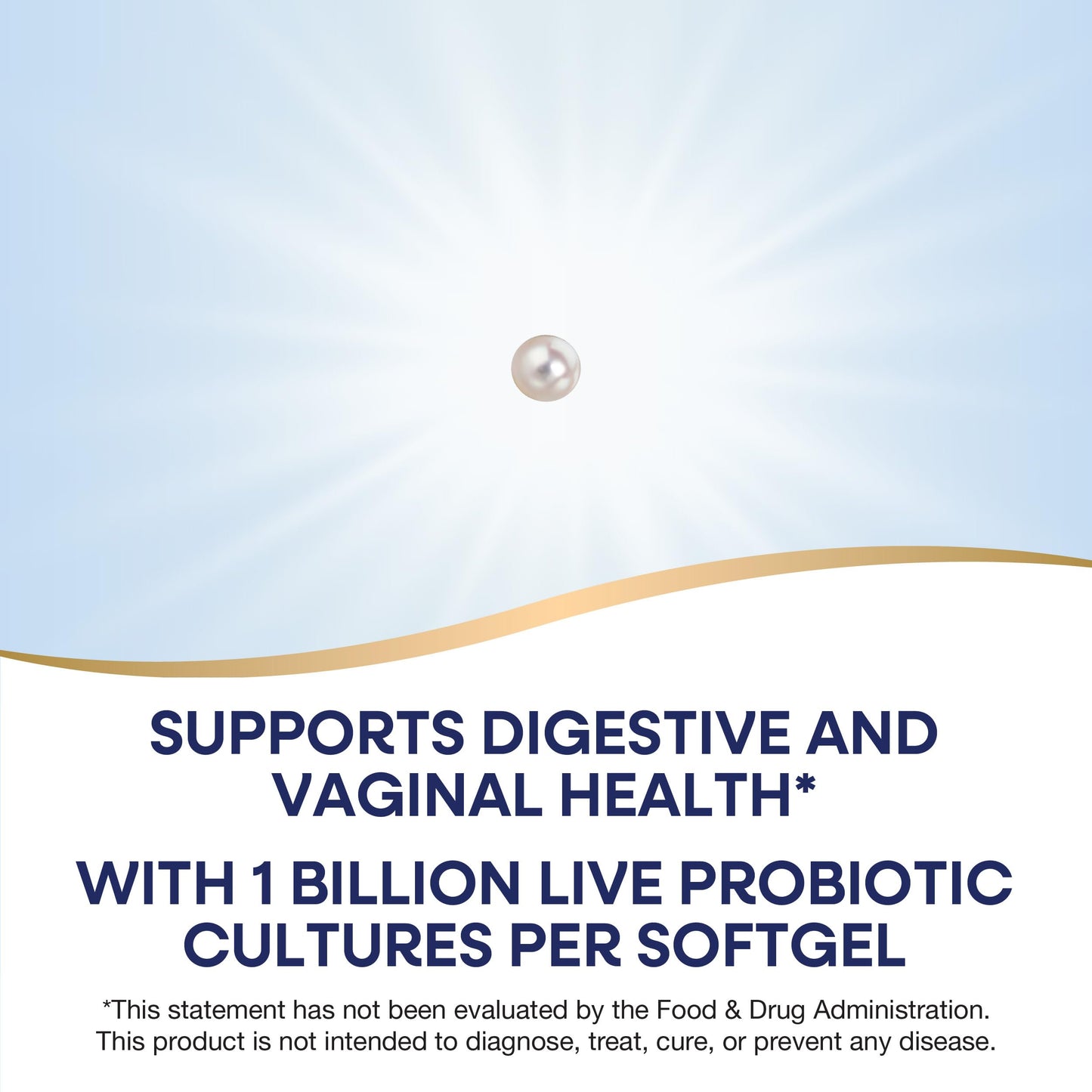 Nature's Way Women's Probiotic Pearls, Supports Women's and Digestive Health*, Protects Against Occasional Constipation & Bloating*, 1 Billion Live Cultures, 90 Softgels (Packaging May Vary)