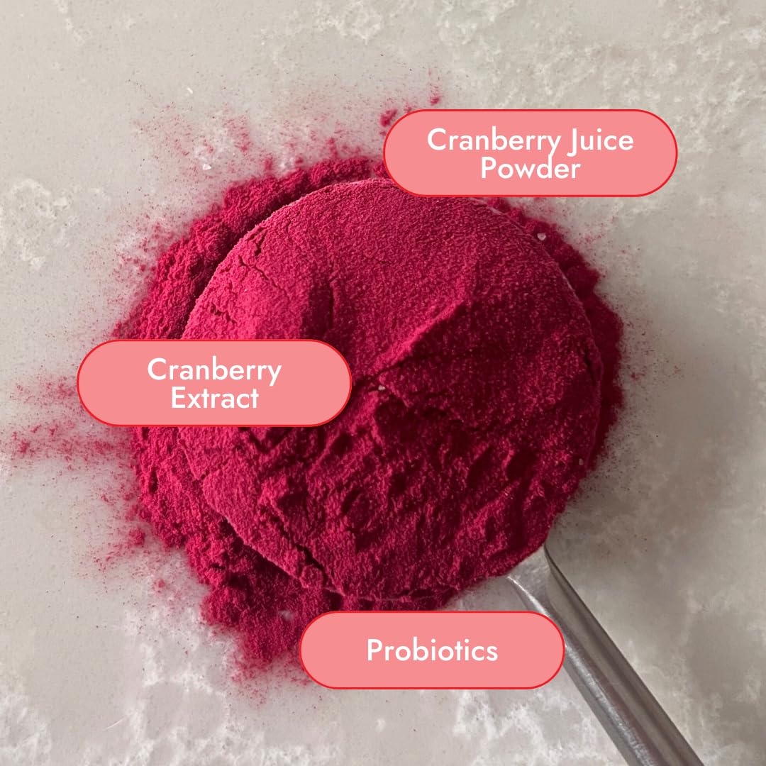 Organic Traditions Daily Cranberry + Cranberry Juice Powder from 100% Organic Cranberries, No Added Sugar, Cranberry Powder Supplement, 3.5oz (100g) Bag