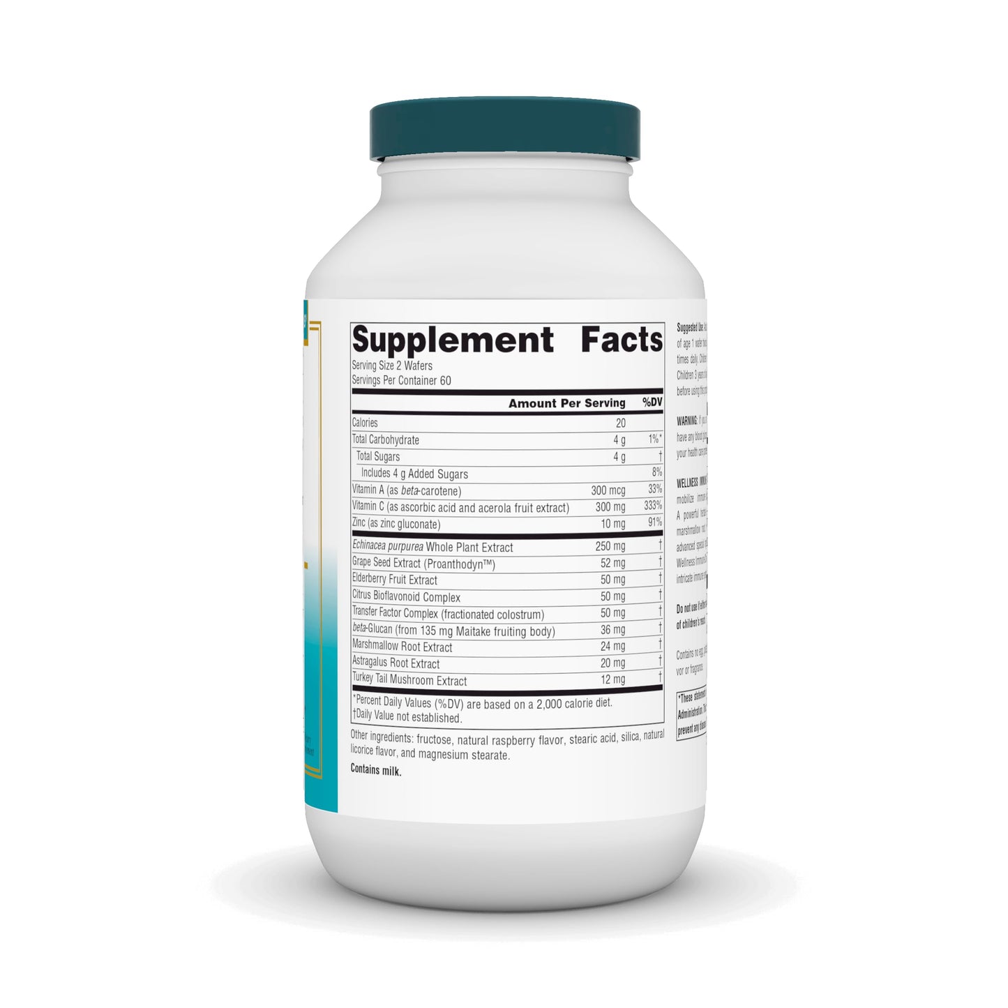 "Source Naturals Wellness Immune Chewable, Great-Tasting Defense Complex*, 120 Wafers"