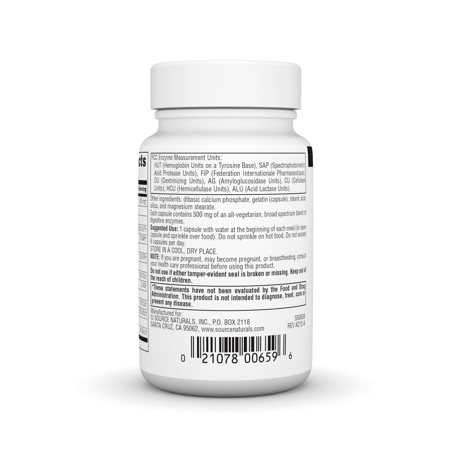 Pre-Order | Arrives in 5–10 Days – Source Naturals Essential Enzymes 500mg Bio-Aligned Multiple Enzyme Supplement Herbal Defense for Digestion, Gas, Constipation & Bloating Relief - Supports A Strong Immune System - 60 Capsules