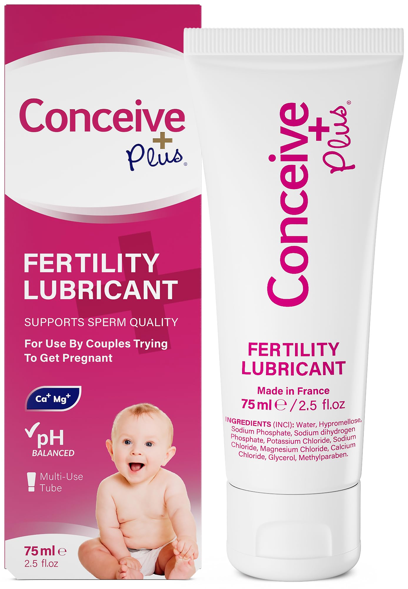 Pre-Order | Arrives in 5–10 Days – Conceive Plus Fertility Lubricant | for Use by Couples Trying Conceive, 2.5Fl Oz