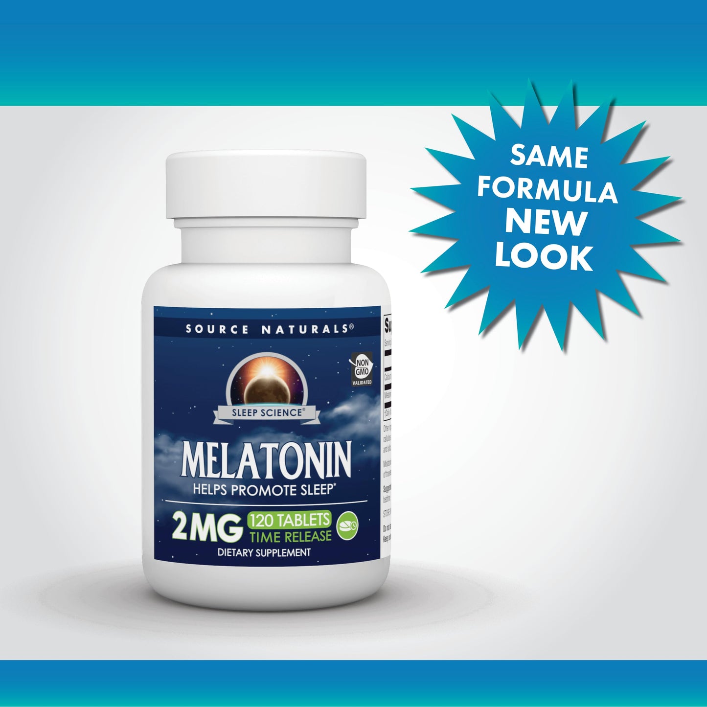 Pre-Order | Arrives in 5–10 Days – Source Naturals Time Released Melatonin 2 mg - 120 Time Release Tablets
