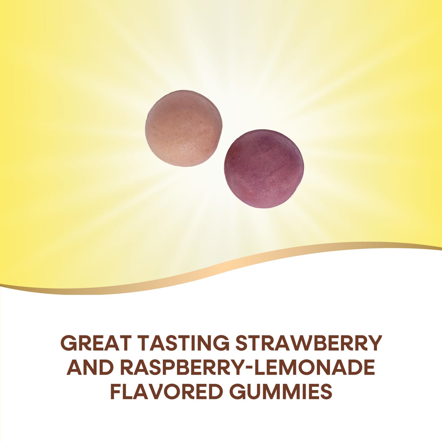 Nature's Way Alive! Daily Calcium & Vitamin D3 Gummies, Bone Support*, Immune Support*, Strawberry and Raspberry- Lemonade Flavored, 60 Gummies
