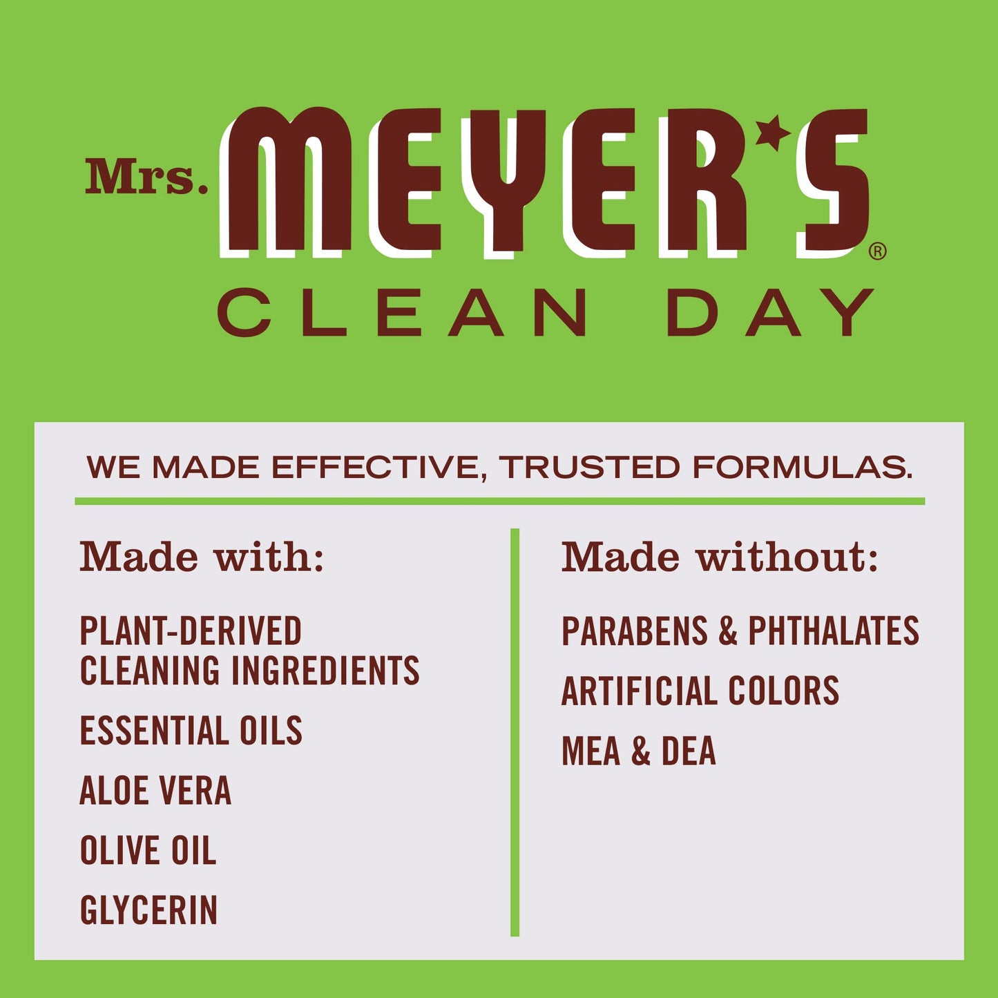 Mrs. Meyer's Foaming Hand Soap, Biodegradable Hand Wash Made with Essential Oils, Apple, 296 mL