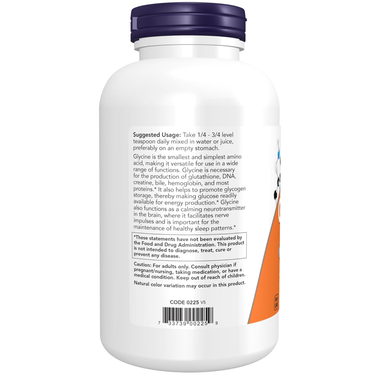 Pre-Order | Arrives in 5–10 Days – NOW Foods Supplements, Glycine Pure Powder, Promotes Restful Sleep*, Neurotransmitter Support*, 1-Pound