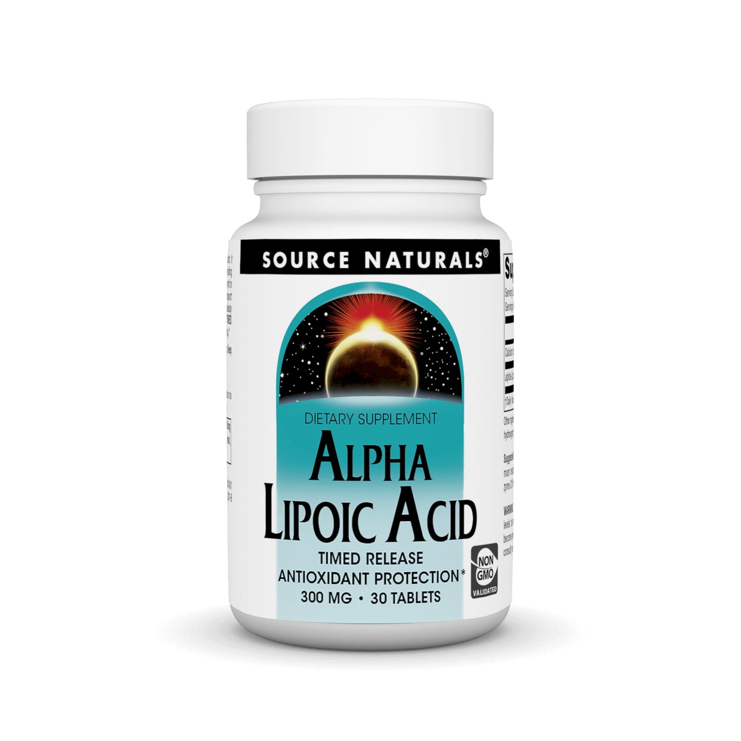 Pre-Order | Arrives in 5–10 Days – Source Naturals Alpha Lipoic Acid - Supports Healthy Sugar Metabolism, Liver Function & Energy Generation*, 300mg - 30 Time Release Tablets