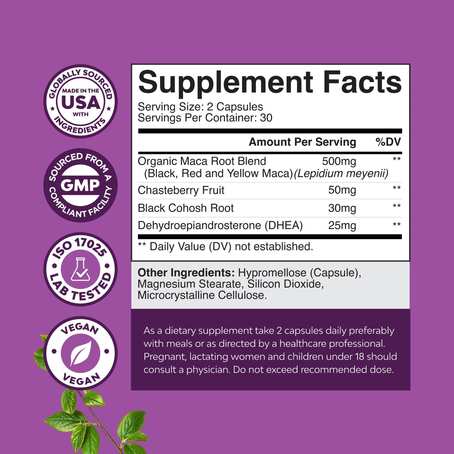 Pre-Order | Arrives in 5–10 Days – Complete Perimenopause Supplement for Women - Multibenefit Menopause Ease for Women with Maca Root Vitex Berry & Black Cohosh for Hot Flashes Night Sweats Hormone Balance and Mood Support (1 Month)