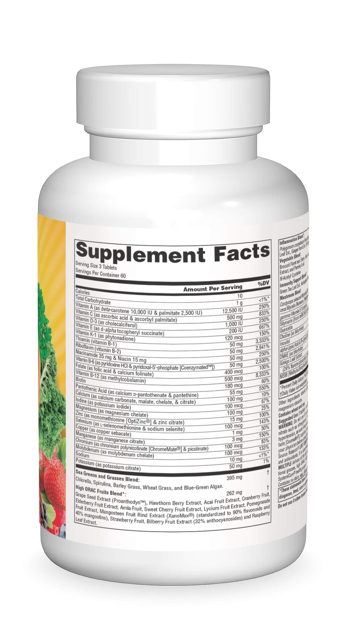 Pre-Order | Arrives in 5–10 Days – Source Naturals Life Force Green Multiple, Energy Activator with Superfoods* -180 Tablets