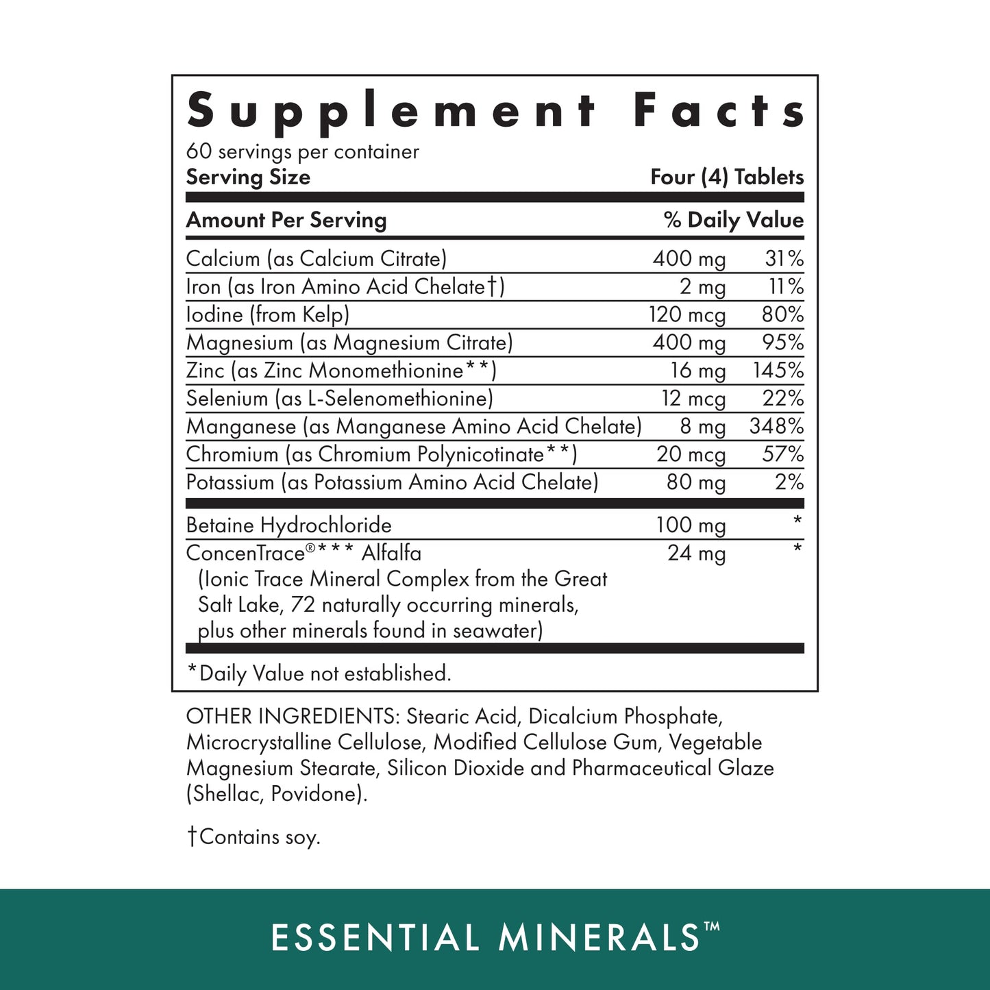 MICHAEL'S Health Naturopathic Programs Essential Minerals - 240 Vegetarian Tablets - Supports Nerve Communication & Proper Functioning of Muscles - Kosher - 60 Servings