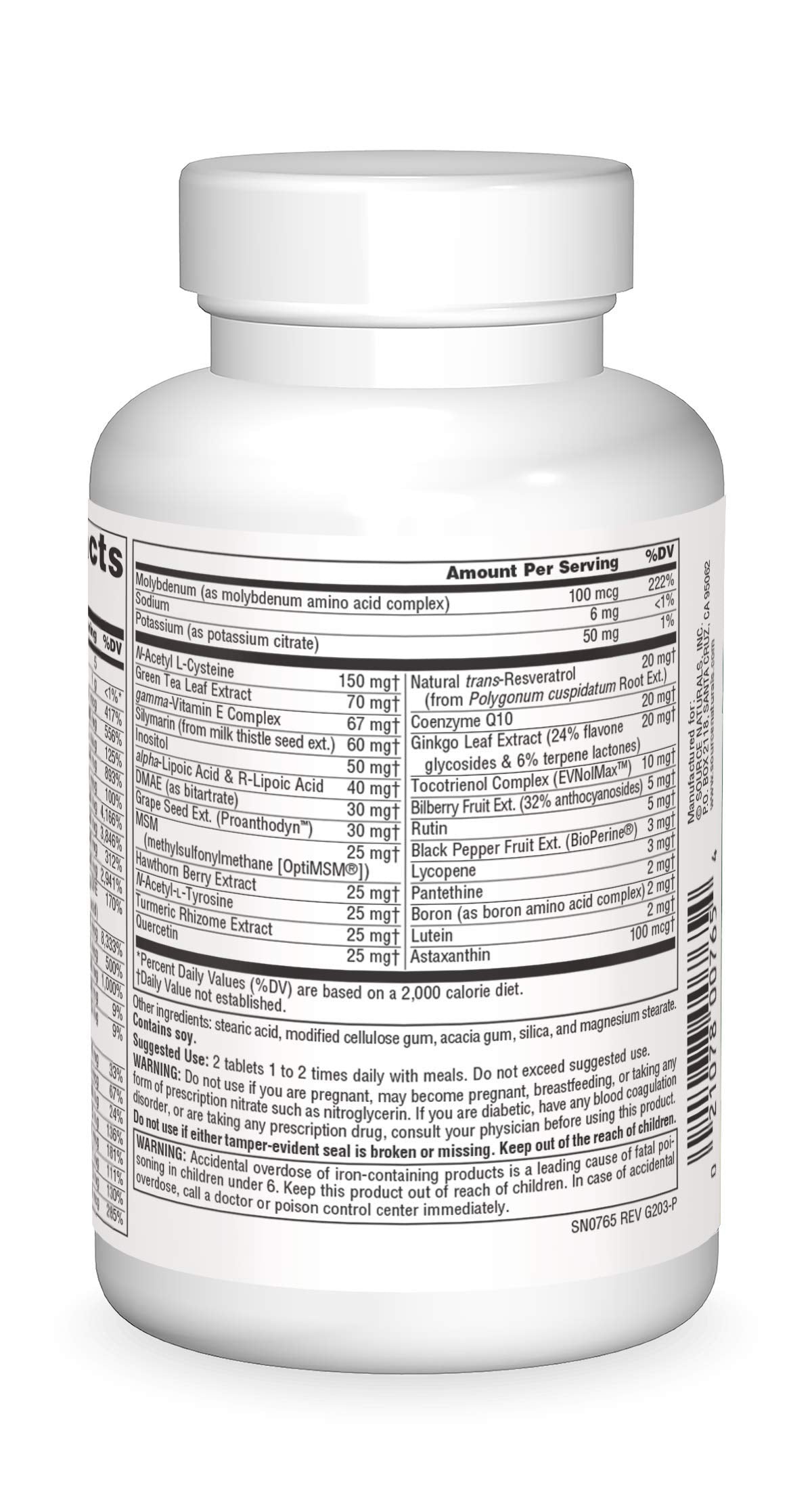 Pre-Order | Arrives in 5–10 Days – Source Naturals Life Force Multiple Daily Multivitamin High Potency Essential Vitamins, Minerals, Antioxidants & Nutrients - Energy & Immune Boost - 60 Tablets