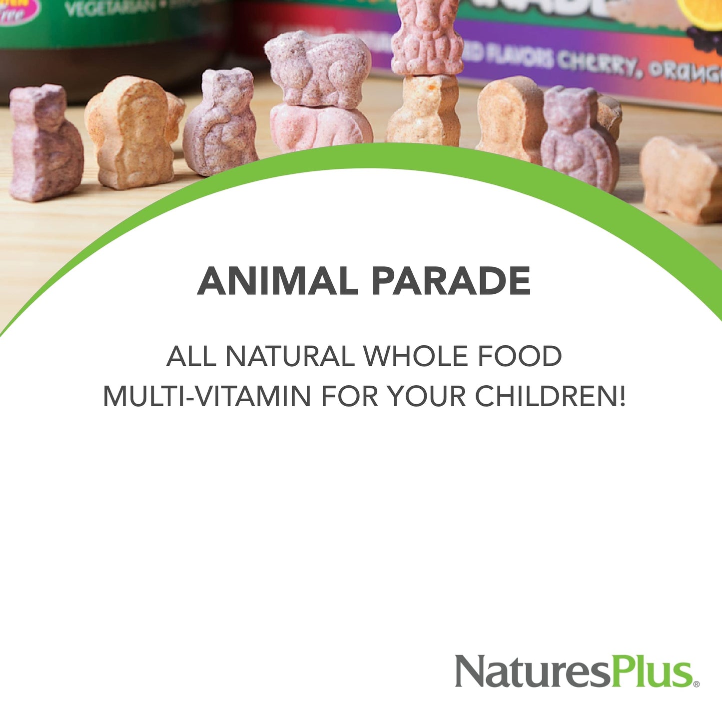NaturesPlus Animal Parade Source of Life Sugar-Free MagKidz Children's Magnesium Supplement - Natural Cherry Flavor - 90 Count (Pack of 1) - Bone & Muscle Health Support - Gluten-Free