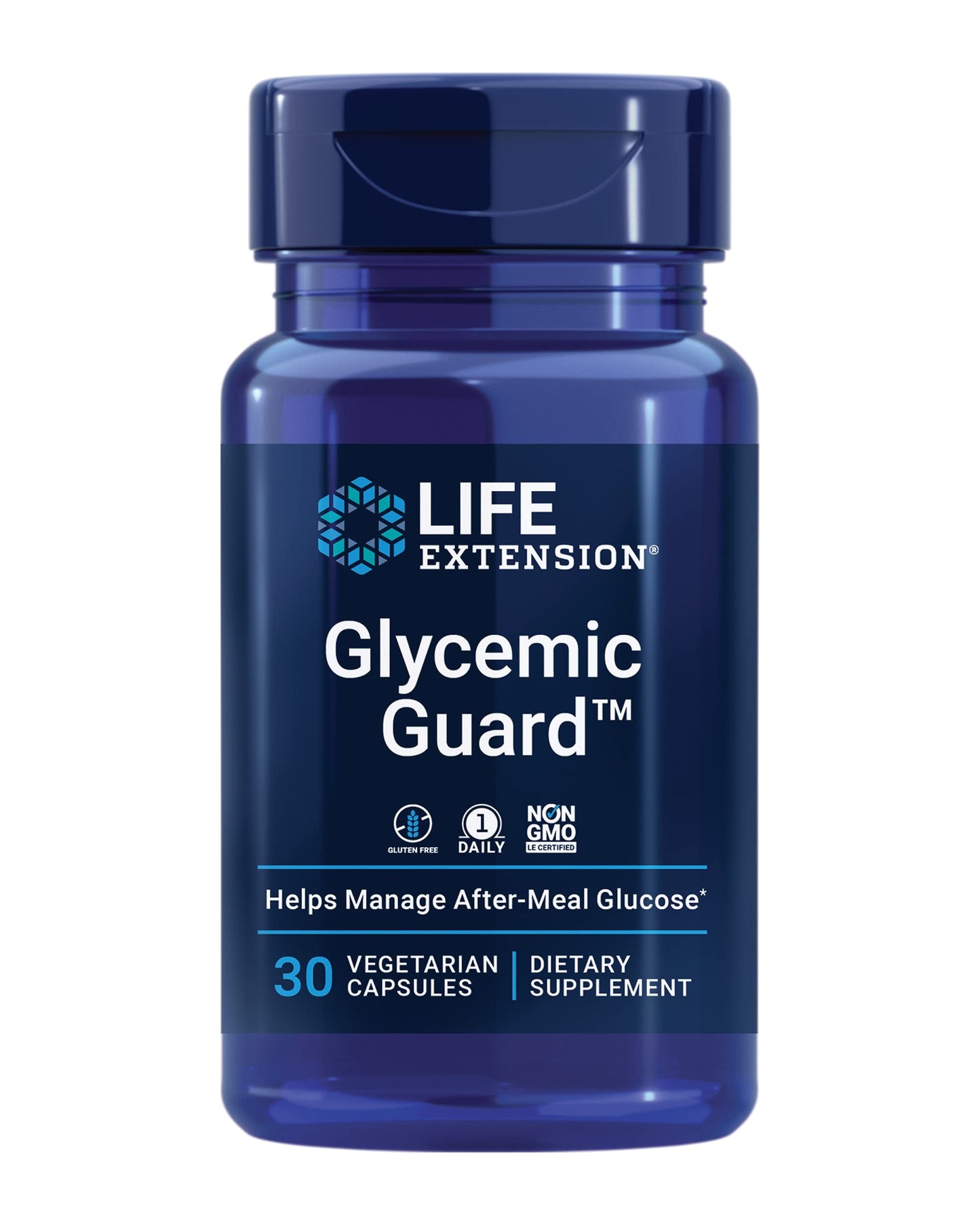 Life Extension Glycemic Guard™, Clove Extract, Maqui Berry (Aristotelia chilensis), Helps Maintain Already Healthy glycemic Balance, Vegetarian, Gluten-Free, 1-Daily, Non-GMO, 30 Capsules