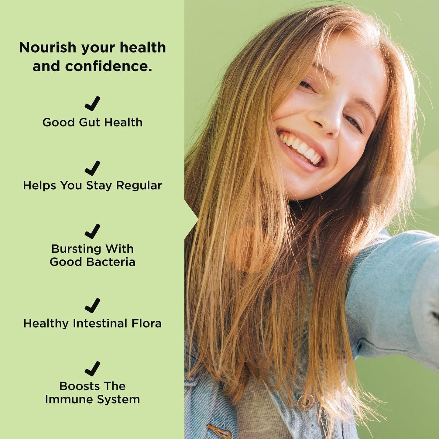 JSHealth Vitamins Gut Health and Immunity Formula | Probiotics for Women and Men | Shelf Stable Probiotic Supplement for Digestive Health and Immune Support (30)