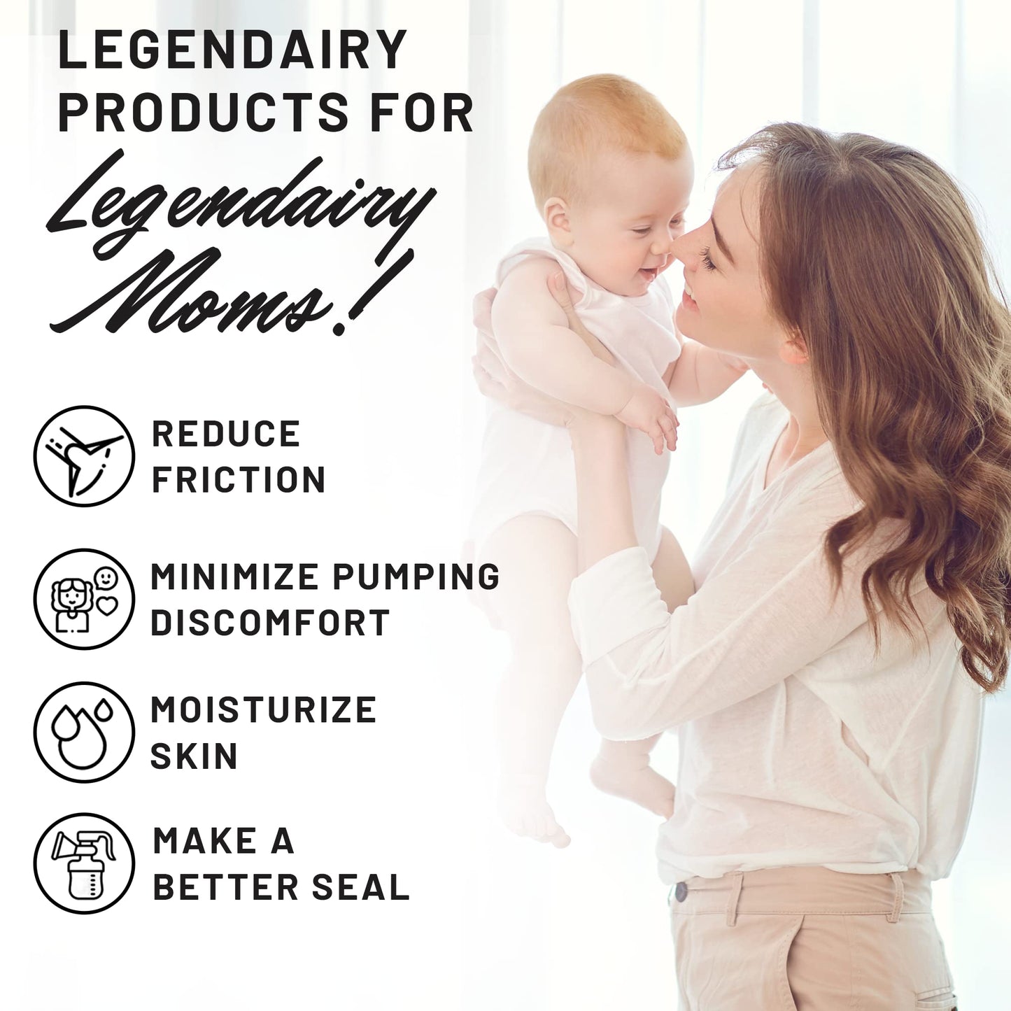 Legendairy Milk Sunflower Lecithin + Pumping Spray Bundle - Lactation Supplement for Clogged Milk Ducts with Organic Natural Lubricant for Breast Shields, Made in USA