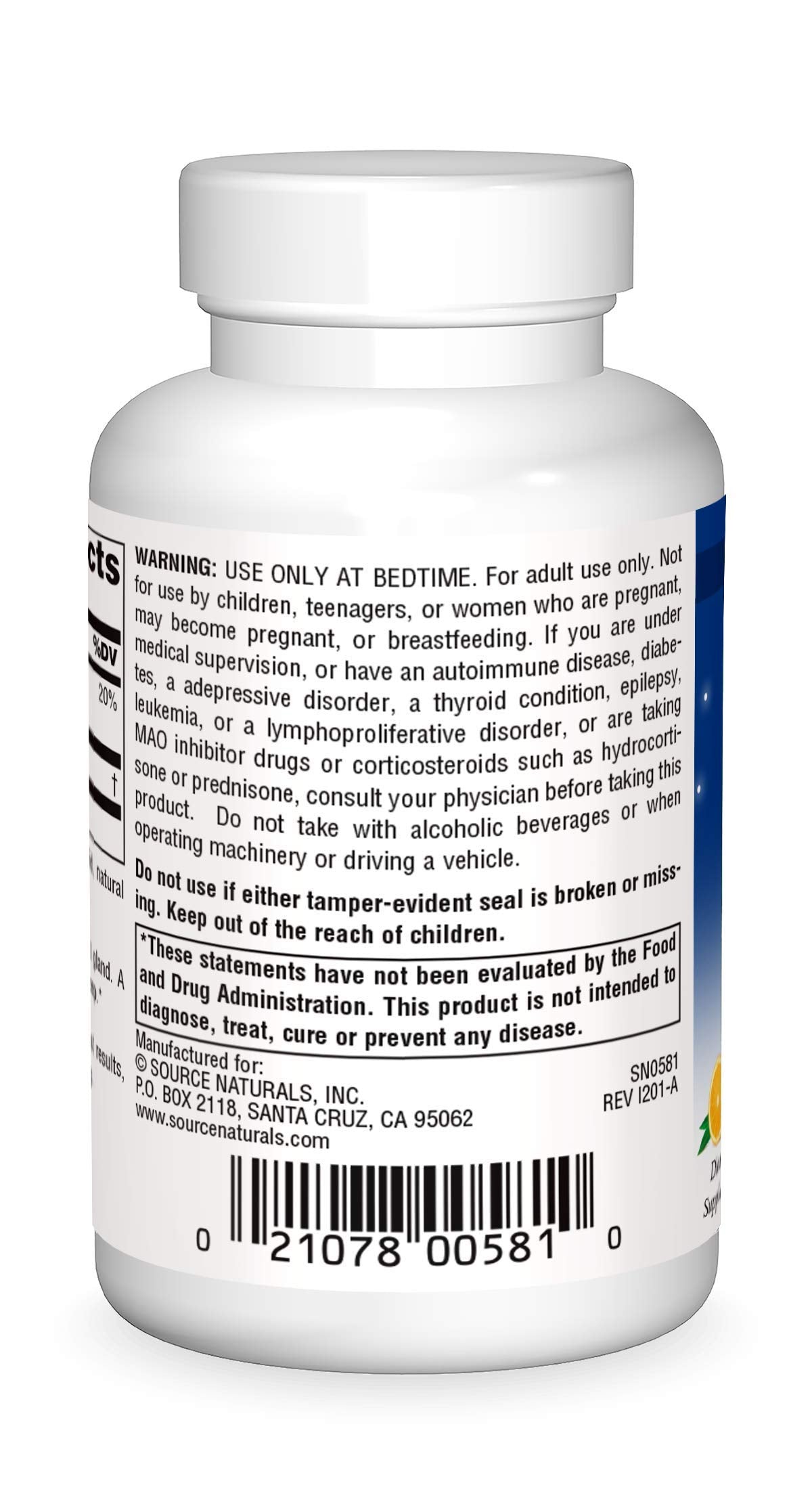 Pre-Order | Arrives in 5–10 Days – Source Naturals Melatonin, Dietary Supplement That Supports Sleep* 5 mg - 200 Orange Flavored Lozenges