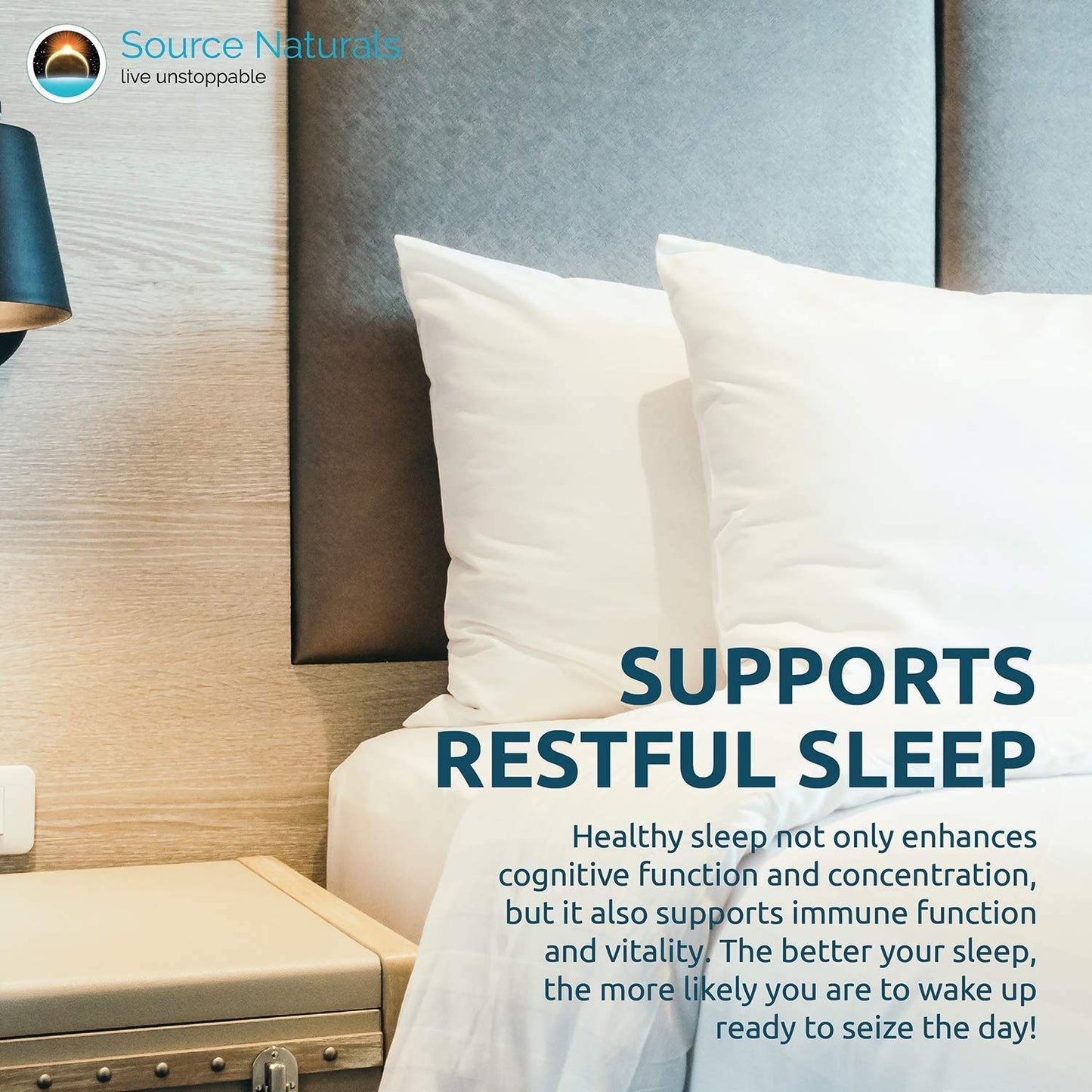 Pre-Order | Arrives in 5–10 Days – Source Naturals Sleep Science Sleep Rejuvenation, Melatonin and Tryptophan Complex - 30 Tablets