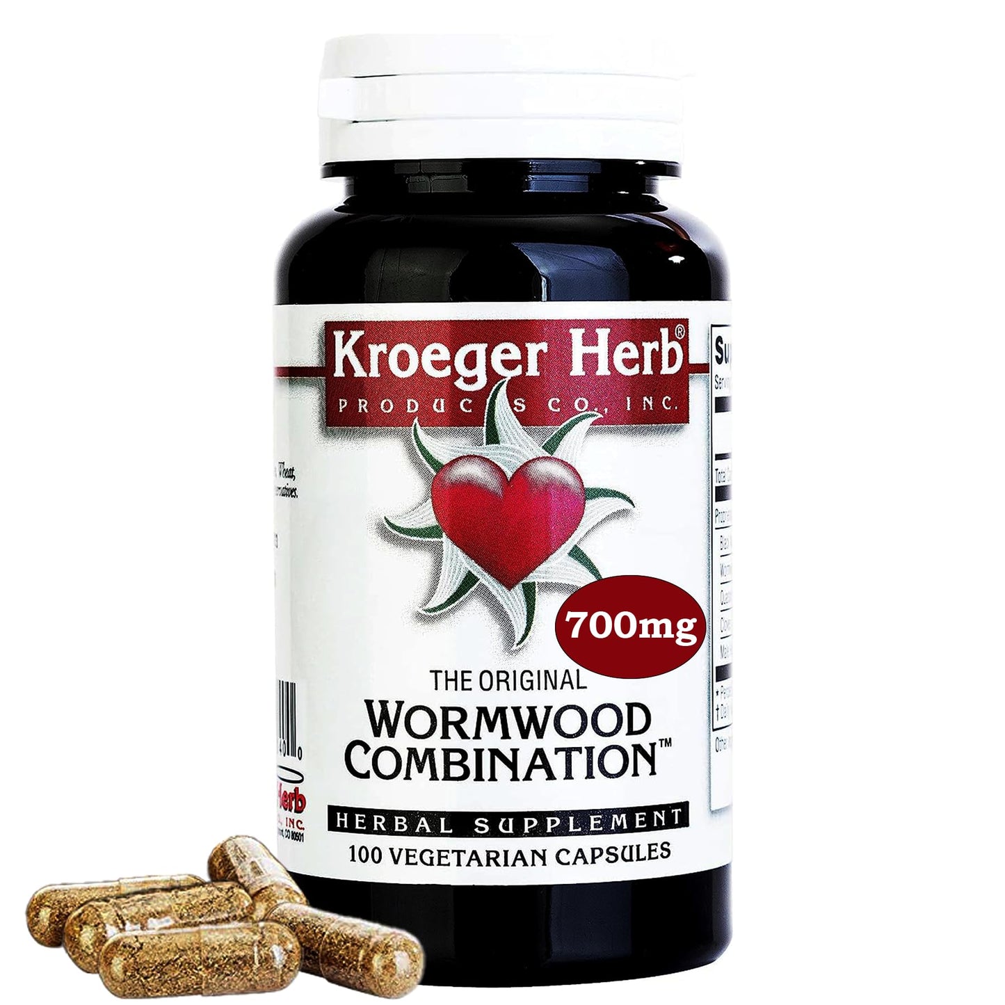 KROEGER HERB Kroeger Wormwood Combination, 100 CT