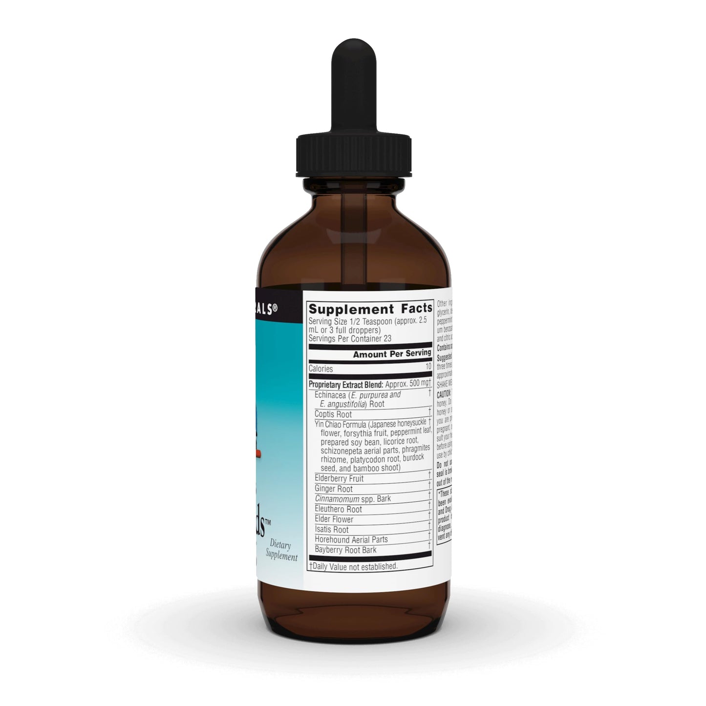 Source Naturals Wellness Herbal Kids, for Immune System Support - Contains Echinacea, Yin Chiao, Elderberry, & More - 2 Fluid oz