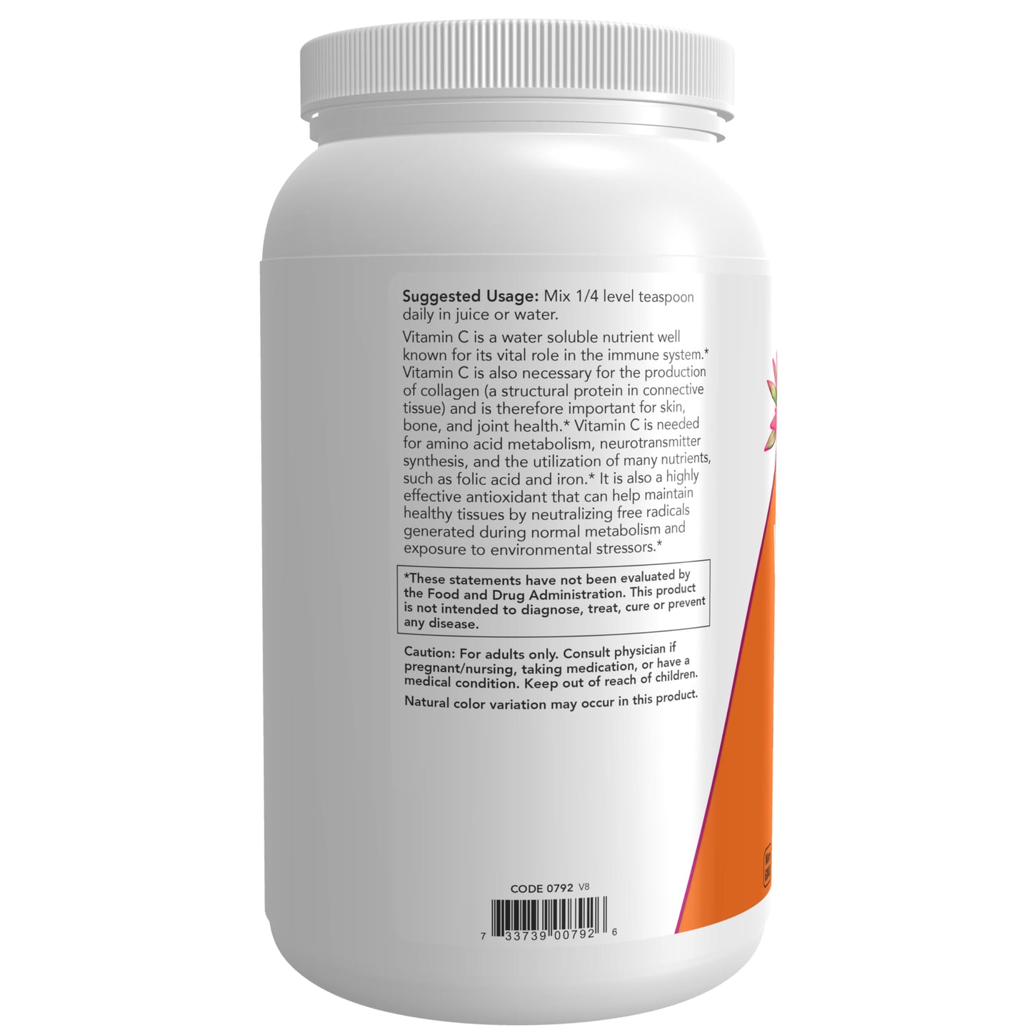 NOW Foods Supplements, Vitamin C Crystals (Ascorbic Acid), Antioxidant Protection*, 3-Pound