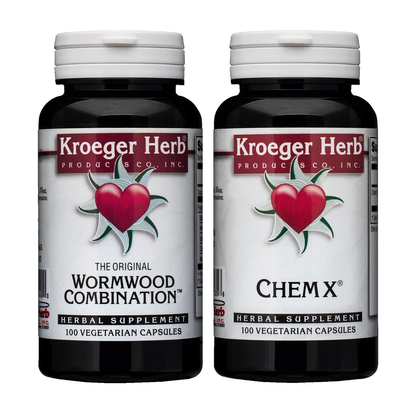 Kroeger Herb Products Wormwood and Chem X Bundle