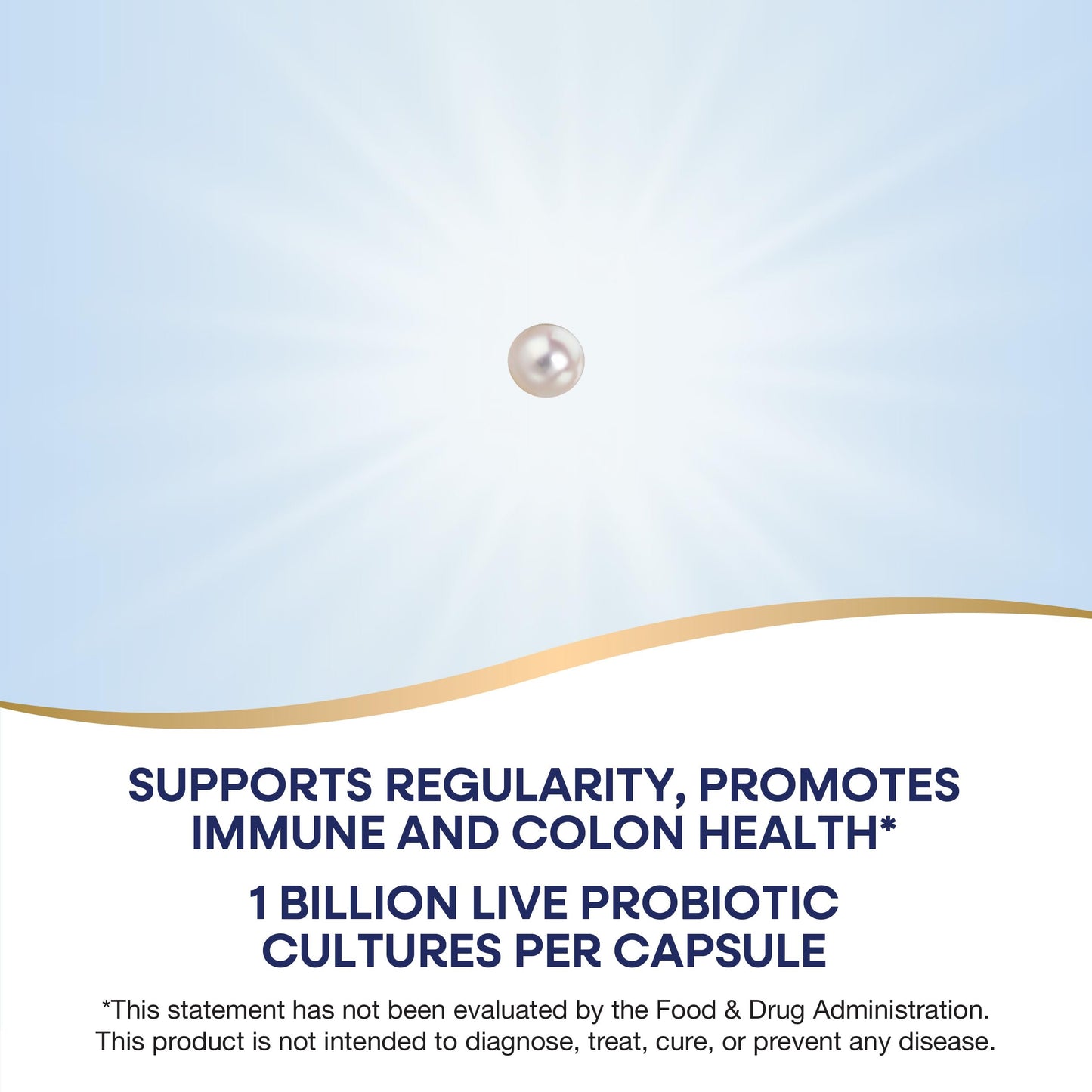 Nature's Way Adults 50+ Probiotic Pearls, Supports Regularity, Immune and Colon Health*, 1 Billion Cultures, No Refrigeration Required, 30 Softgels