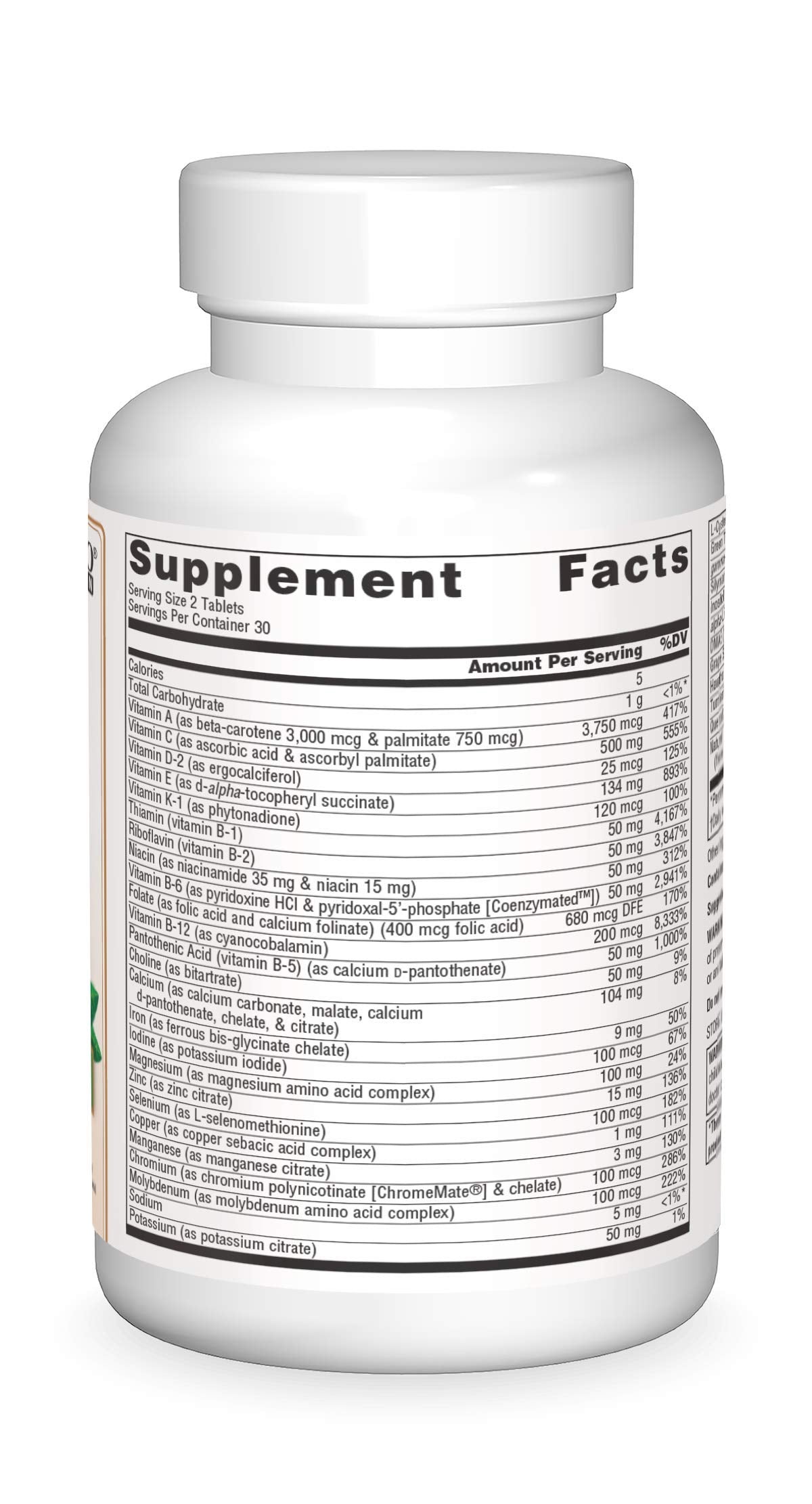 Pre-Order | Arrives in 5–10 Days – Source Naturals Life Force Vegan Multiple, Complete All-Vegan Nutrition* - 60 Tablets