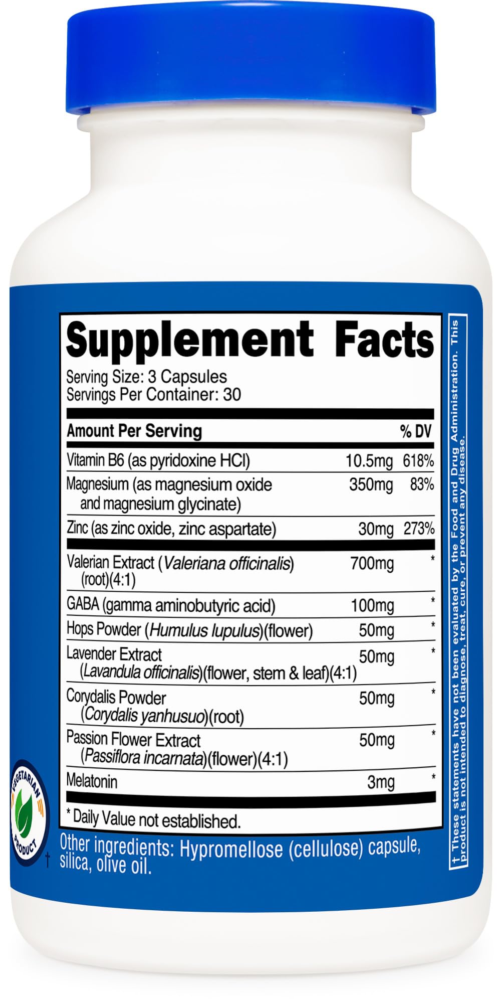 Nutricost Sleep Aid Complex 1330mg Serving (90 Capsules) - 30 Servings