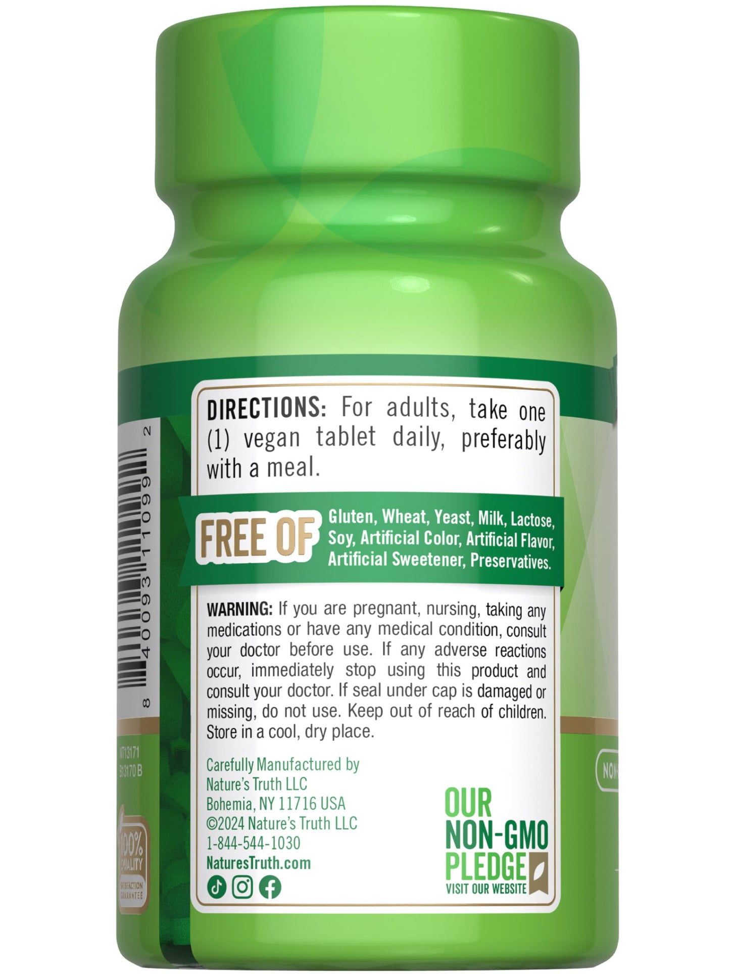 Nature's Truth B12 Vitamin Supplement | 1000 mcg | 75 Timed Release Tablets | Vegan, Non-GMO & Gluten Free