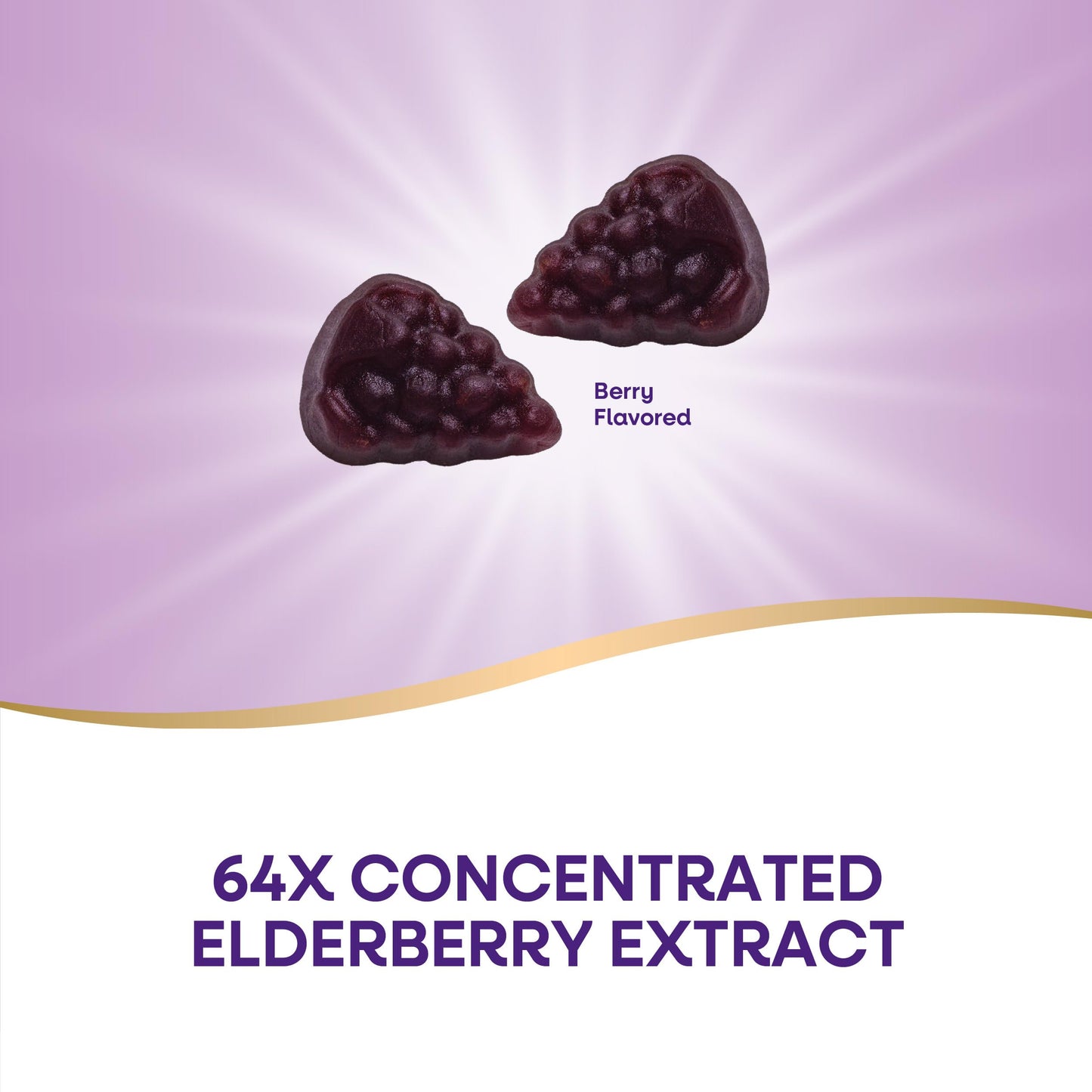 Nature’s Way Sambucus Elderberry Immune Gummies, Daily Immune Support for Kids and Adults*, with Vitamin C, Vitamin D3, Zinc, Gluten Free, Vegetarian, 60 Gummies (Packaging May Vary)