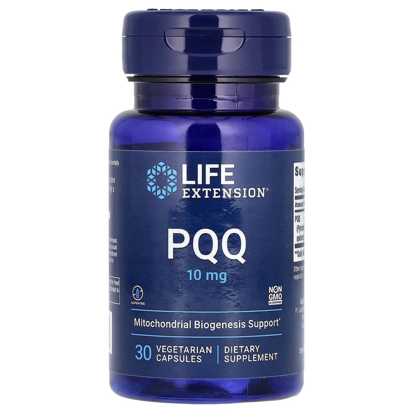 Life Extension
PQQ Caps, 10 mg, 30 Vegetarian Capsules