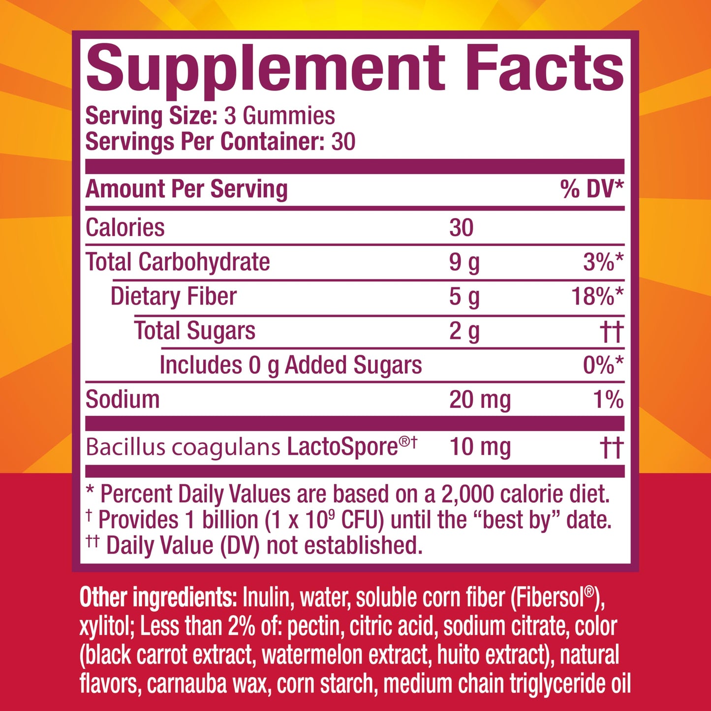 Metamucil Fiber Supplement Gummies with Probiotics for Bloating Relief, No Sugar Added Strawberry Kiwi BlackBerry Flavors, 5g Prebiotic Plant Based Fiber Blend, 90 Count