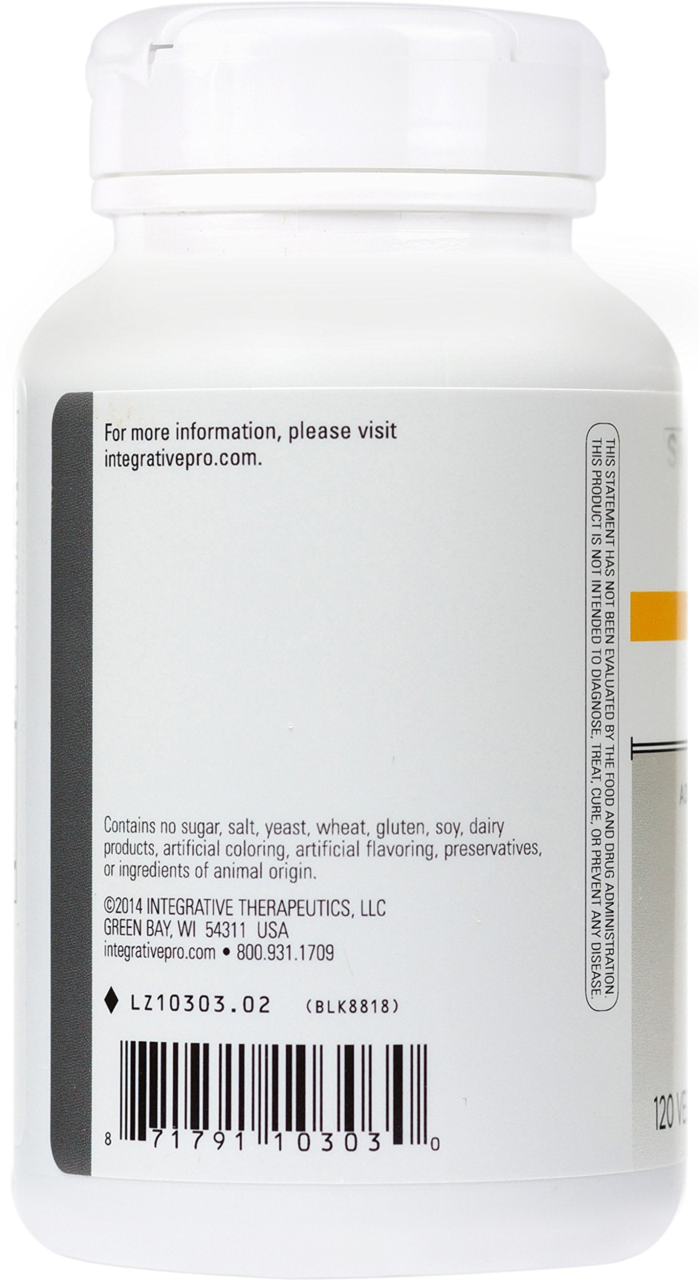 Integrative Therapeutics - Cortivive - Vegetarian Adrenal Response Formula - 120 Capsules
