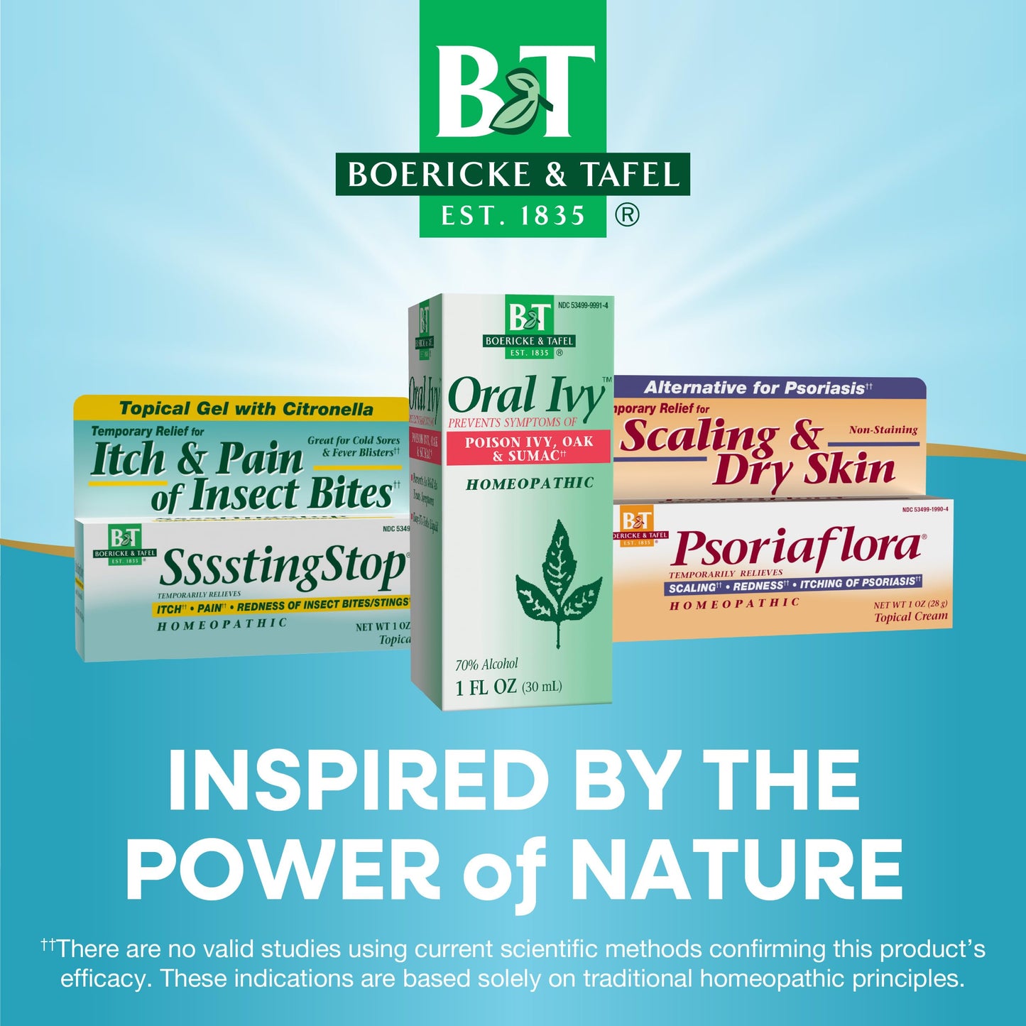 Nature's Way Boericke & Tafel Oral Ivy Liquid, Poison Ivy & Oak Treatment**, Relieves Itching & Burning**, 1 Fl. Oz