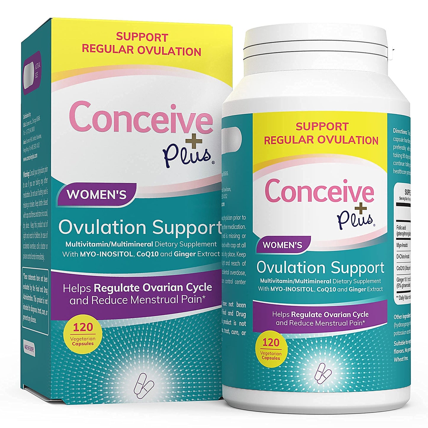 Pre-Order | Arrives in 5–10 Days – CONCEIVE PLUS Complete Fertility Bundle - Trying To Conceive Couples Kit TTC Fertility Supplements and Sperm Friendly Lubricants