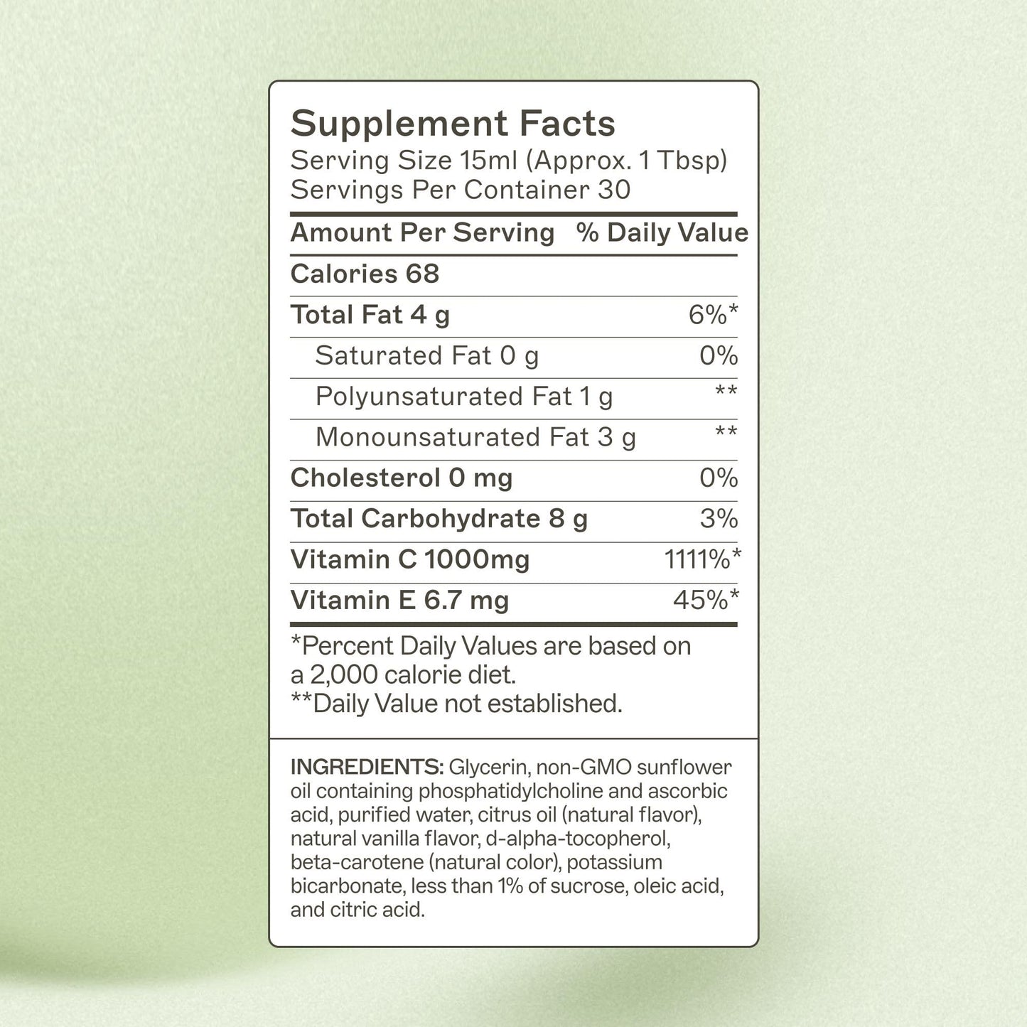 Liposomal Vitamin C Liquid 1000 mg Dr. Amy Myers, Month Supply - High Absorption VIT C, Ascorbic Acid - Antioxidant Supplement Supports Immune System & Boosts Collagen Production, Non-GMO - 16 Fl Oz