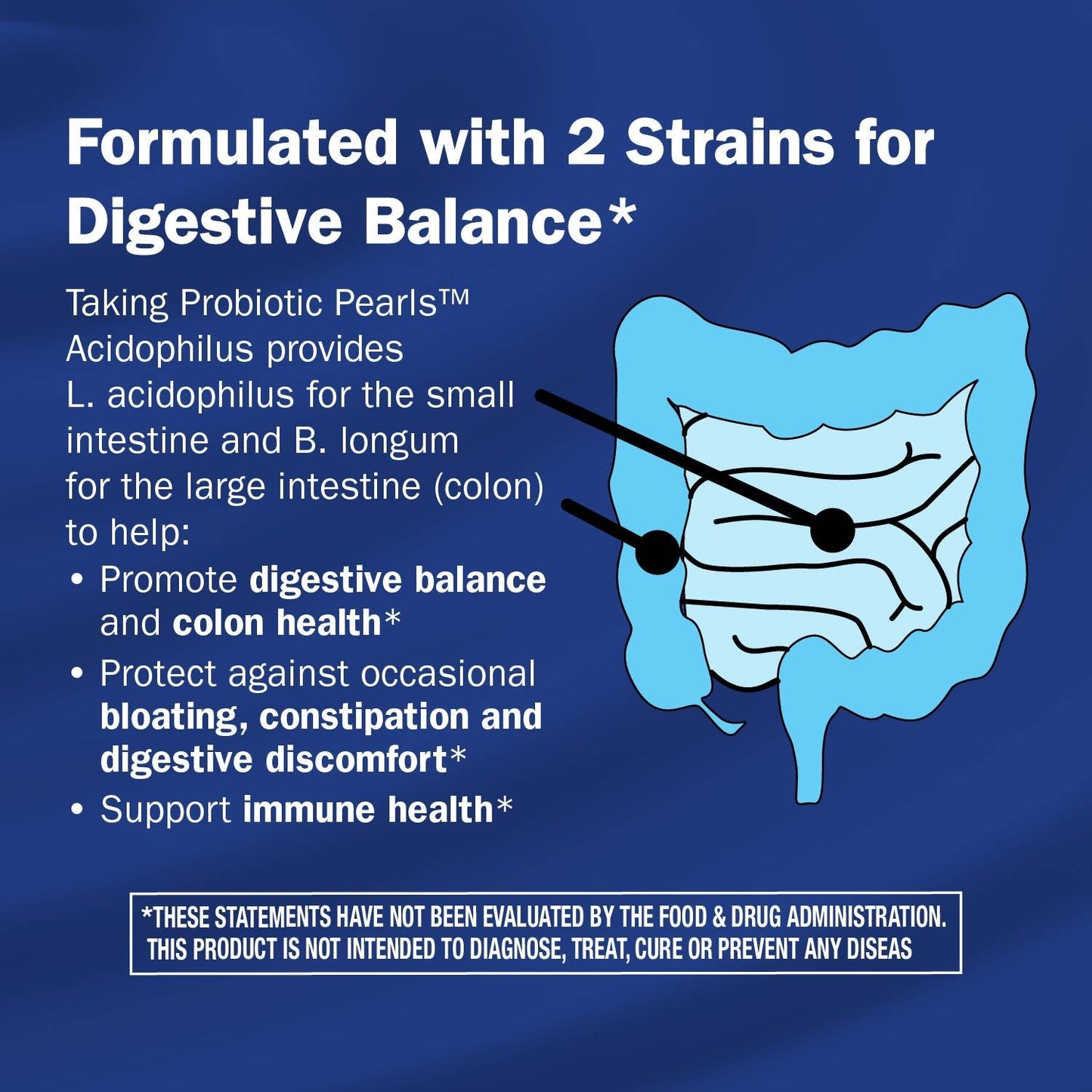 Nature's Way Acidophilus Probiotic Pearls, Supports Digestive Balance and Gut Health*, Protects Against Occasional Constipation and Bloating*, 1 Billion Live Cultures, 90 Softgels (Packaging May Vary)