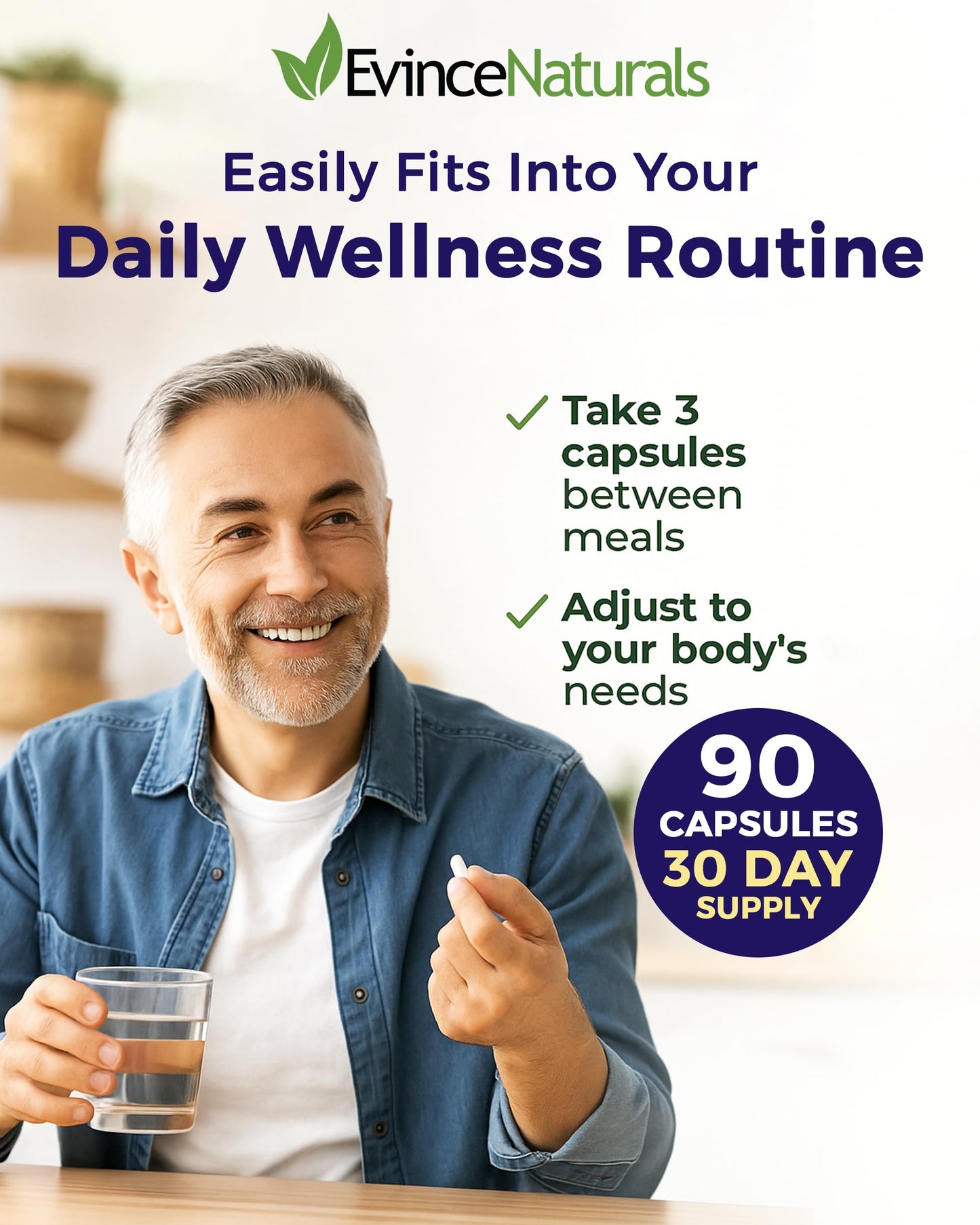Probiotic and Prebiotic Supplement - 6 Strains of Intense Regenerative Probiotics for Men & Women 5 Billion CFU - Bowel, Inflammation, Immunity, & Digestive Support - Digestive Supplement, 90 Capsules