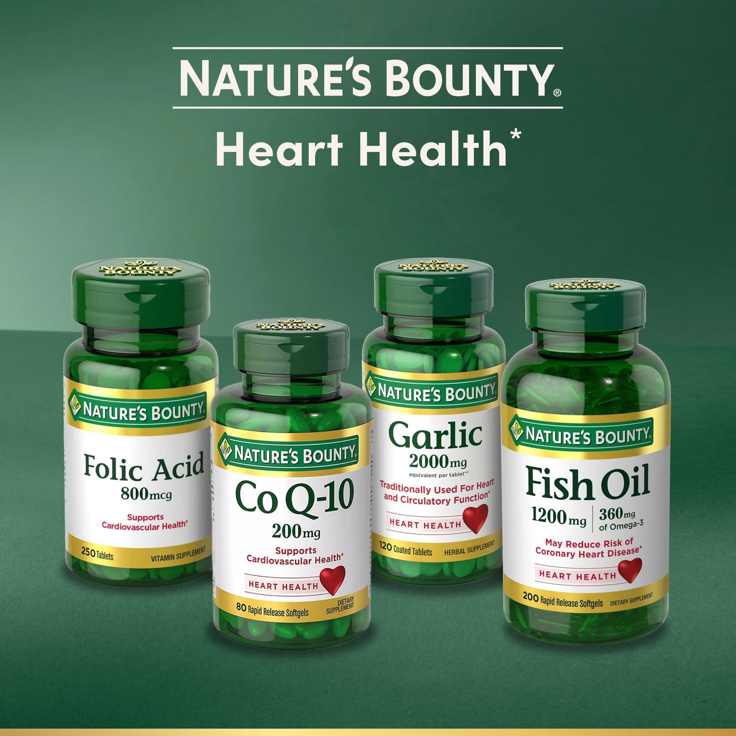 Nature's Bounty CoQ10, Helps Maintain Healthy Blood Pressure, 100 mg, Rapid Release Softgels, 75 Count
