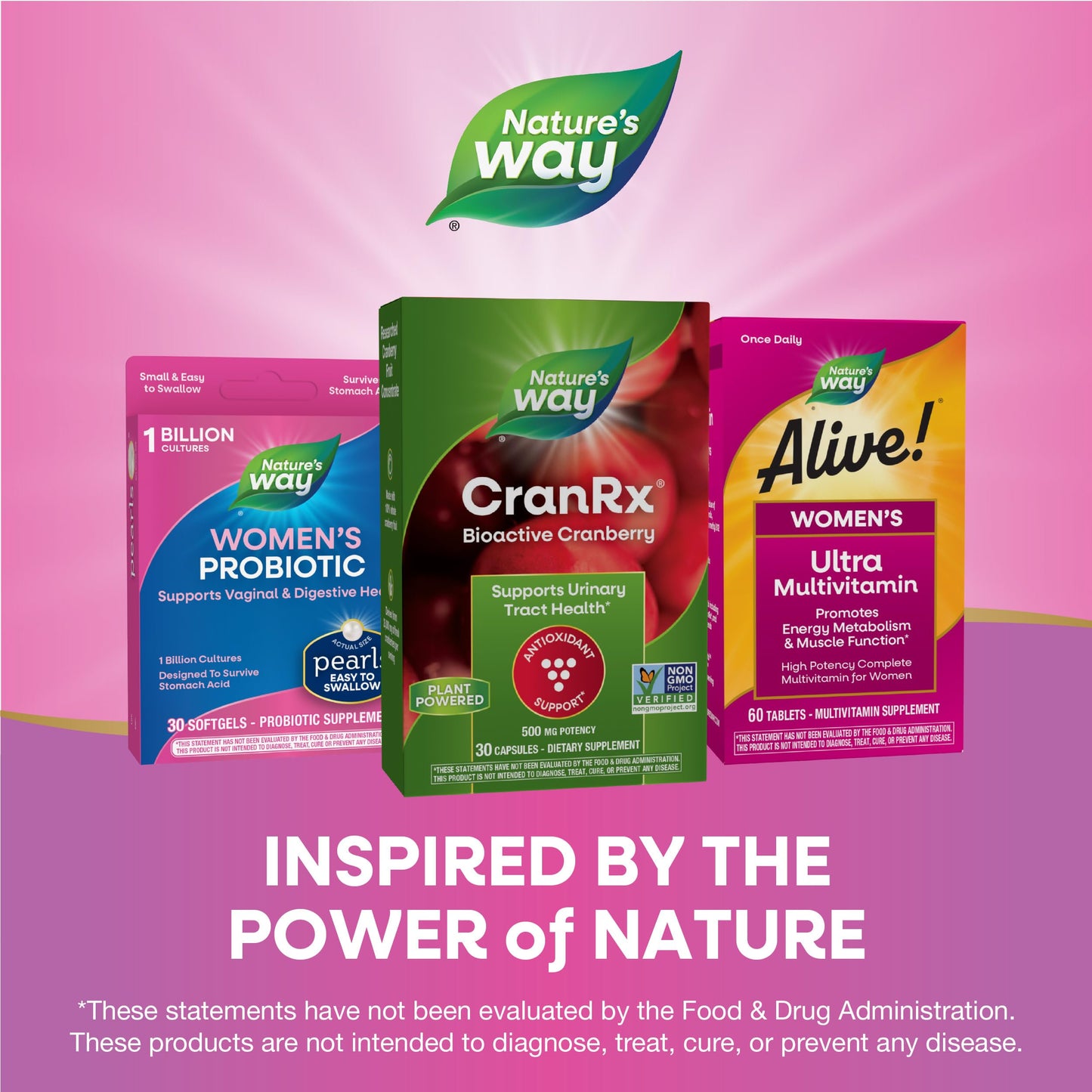 Nature's Way CranRx® BioActive Cranberry, Supports Urinary Tract Health*, Antioxidant Support*, 500 mg potency, Vegan, Non-GMO Project Verified, 30 Capsules