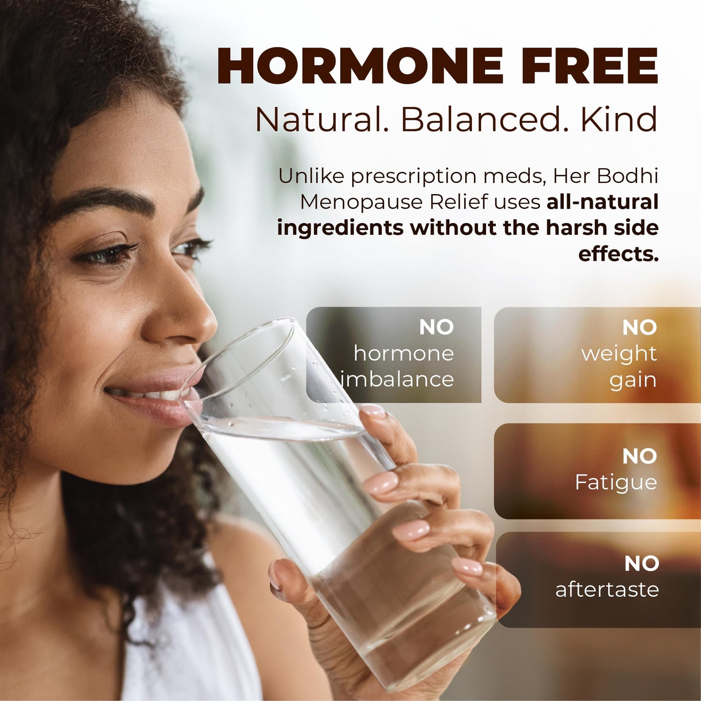 Her Bodhi Meno- Menopause Hormonal Balance for Women, Estrogen Soy Isoflavones Menopause Supplement for Women, Ashwagandha, Black Cohosh Hot Flashes Menopause Relief, Night Sweats Relief 300Caps