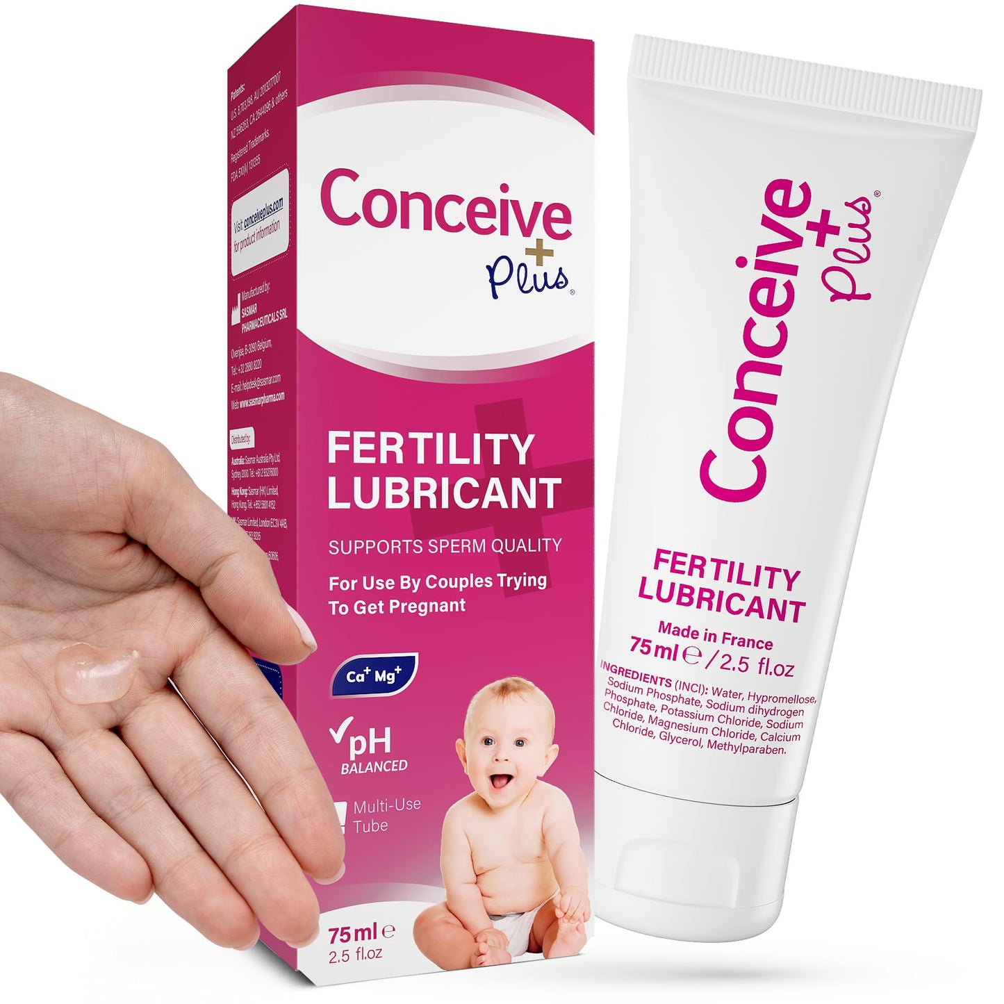 Pre-Order | Arrives in 5–10 Days – Conceive Plus Fertility Lubricant | for Use by Couples Trying Conceive, 2.5Fl Oz