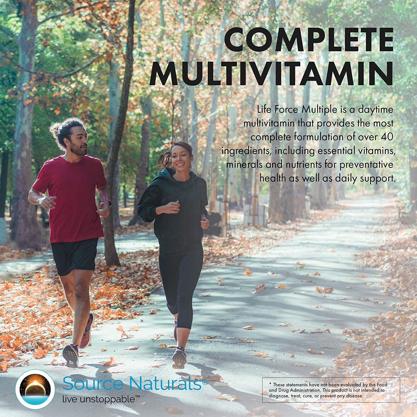 Pre-Order | Arrives in 5–10 Days – Source Naturals Life Force Multiple Daily Multivitamin High Potency Essential Vitamins, Minerals, Antioxidants & Nutrients - Energy & Immune Boost - 90 Tablets