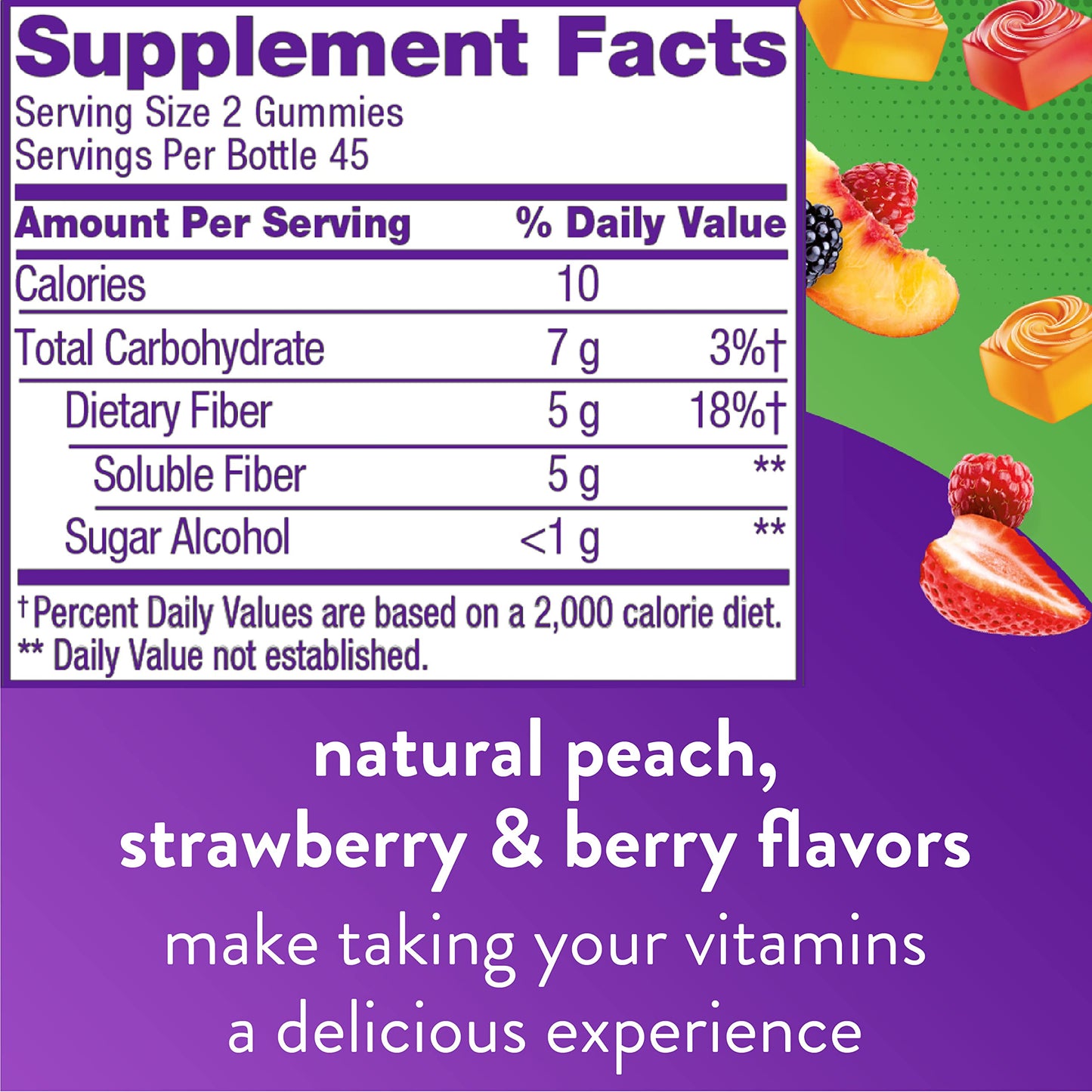 Natrol Melatonin 150ct & Vitafusion Fiber 90ct Sugar Free Peach Strawberry BlackBerry Supplements