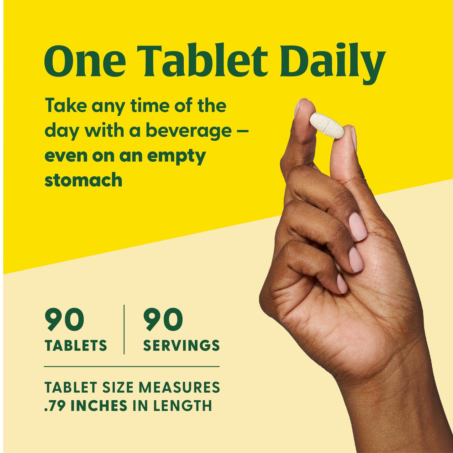 Pre-Order | Arrives in 5–10 Days – MegaFood Vitamin D3 2000 IU (50 mcg) - Vitamin D Supplements With Real Food, Immune Support, Supports Bones, Teeth & Muscles, Vegetarian, Certified Non-GMO, Kosher – 90 Tablets, 90 Servings