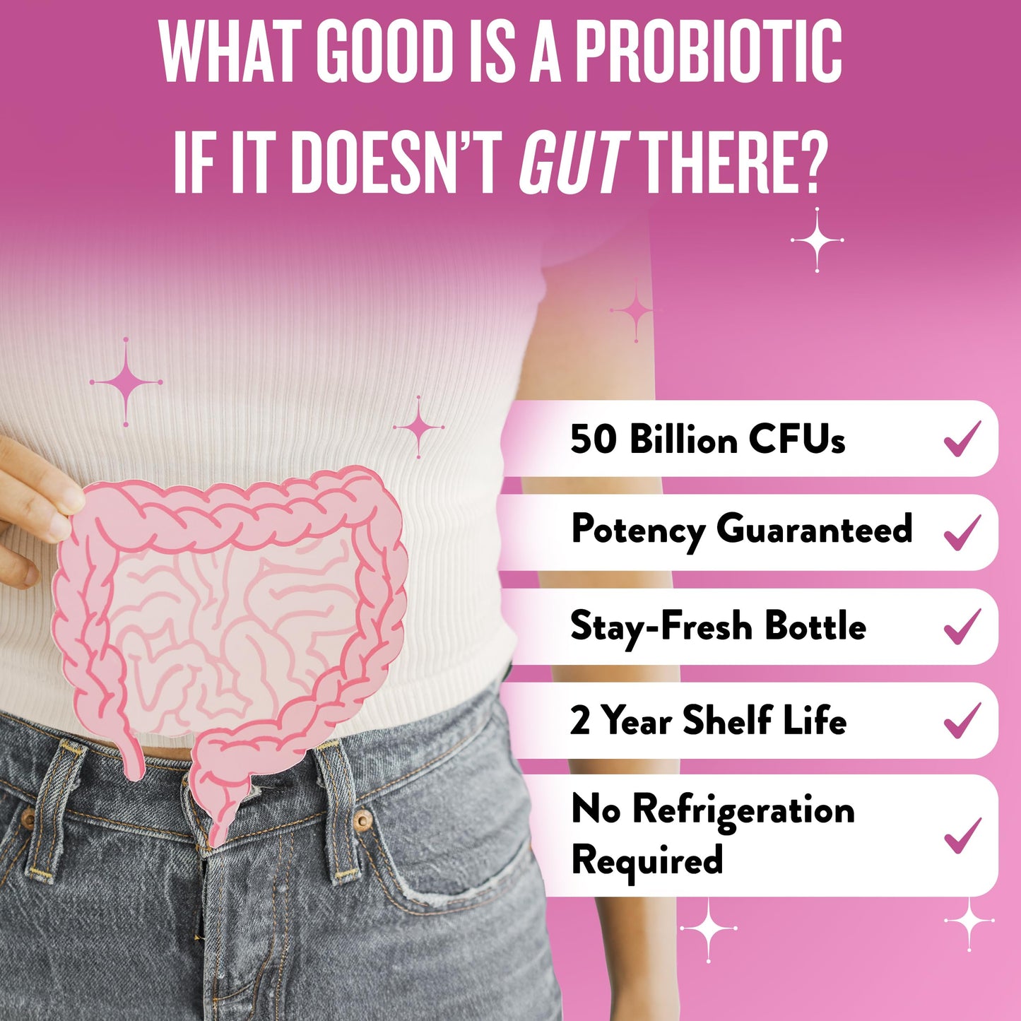 Legendairy Milk Hot Girl Ish™ - Daily Probiotics for Women with 50 Billion CFU - Women's Probiotic Supplement with 20 Probiotic Strains, Prebiotics & Postbiotic for Digestive, Gut & Immune Health