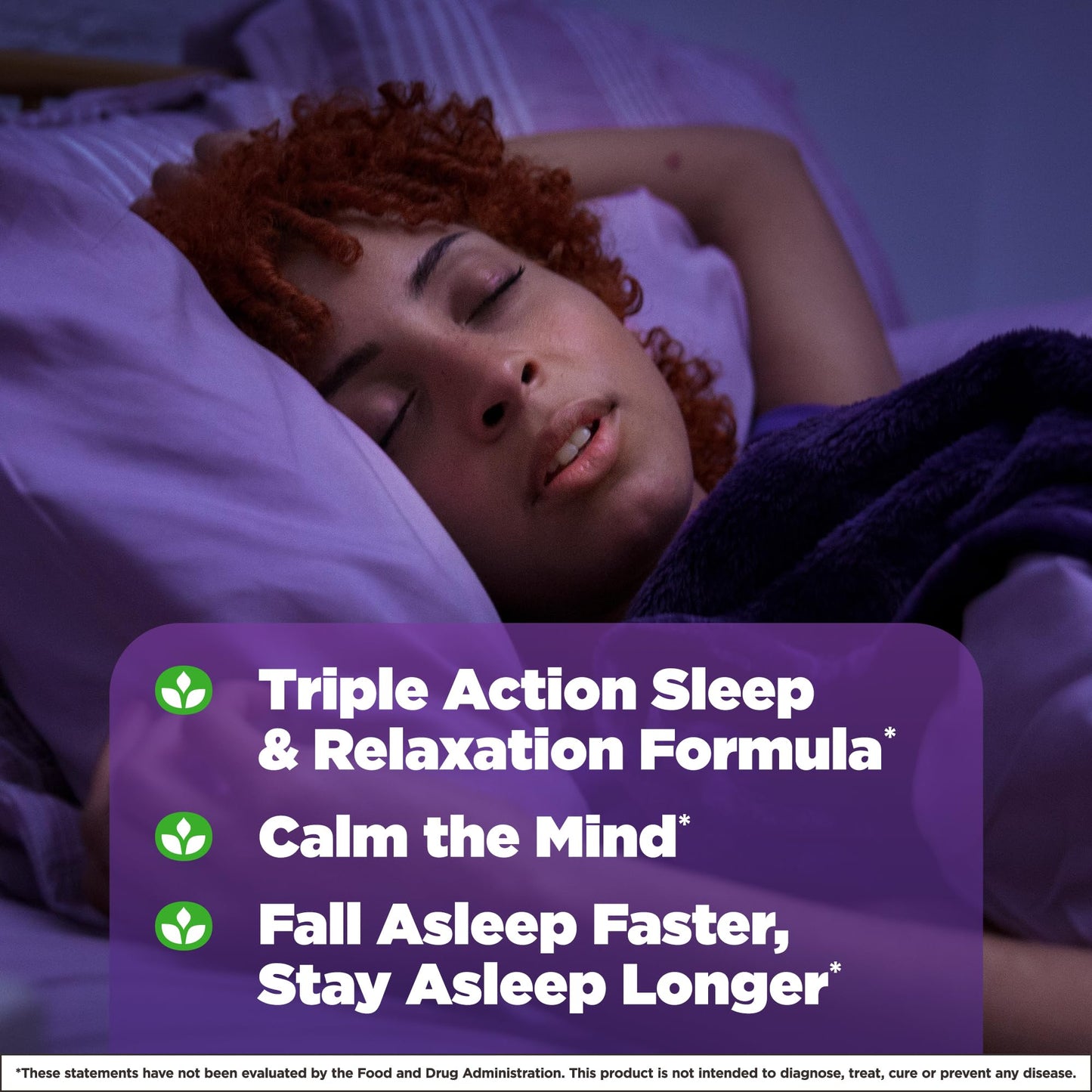 Natrol Advanced Sleep Melatonin + 5HTP, 6mg, Calming Sleep Aid for Restful Sleep, 60 Time-Release Tablets, 60-Day Supply