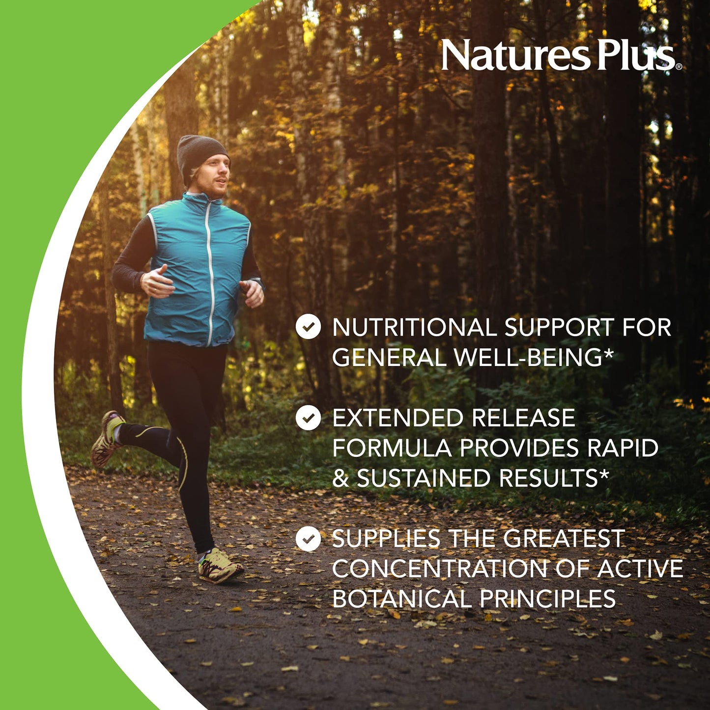 Natures Plus Rhodiola, Extended Release - 1000 mg, 30 Vegan Tablets - Herbal Supplement for Energy, Focus & Stress Relief - Vegetarian, Gluten-Free - 30 Servings